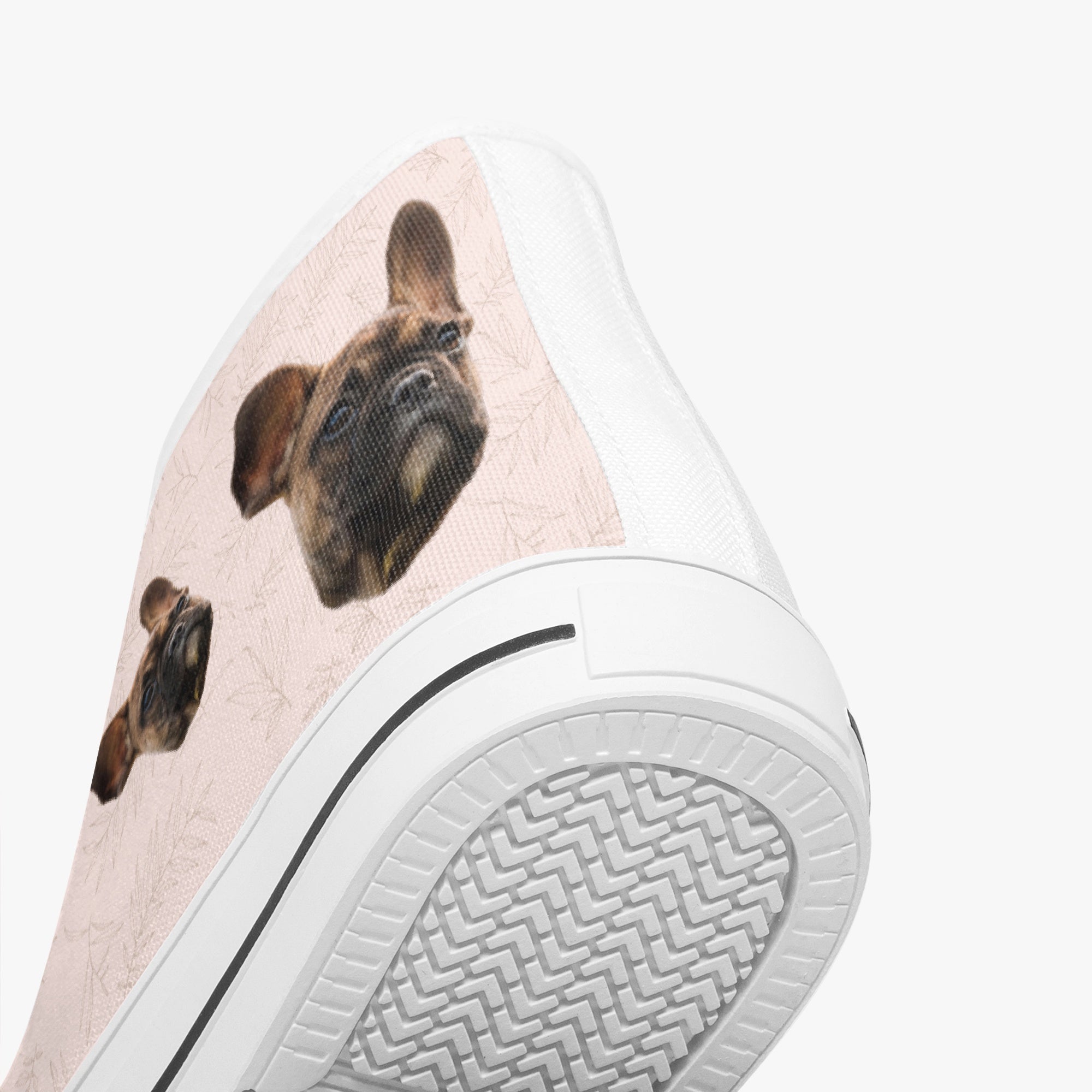 Classic Personalized Canvas Sneakers for Dog Moms & Dads-fadou