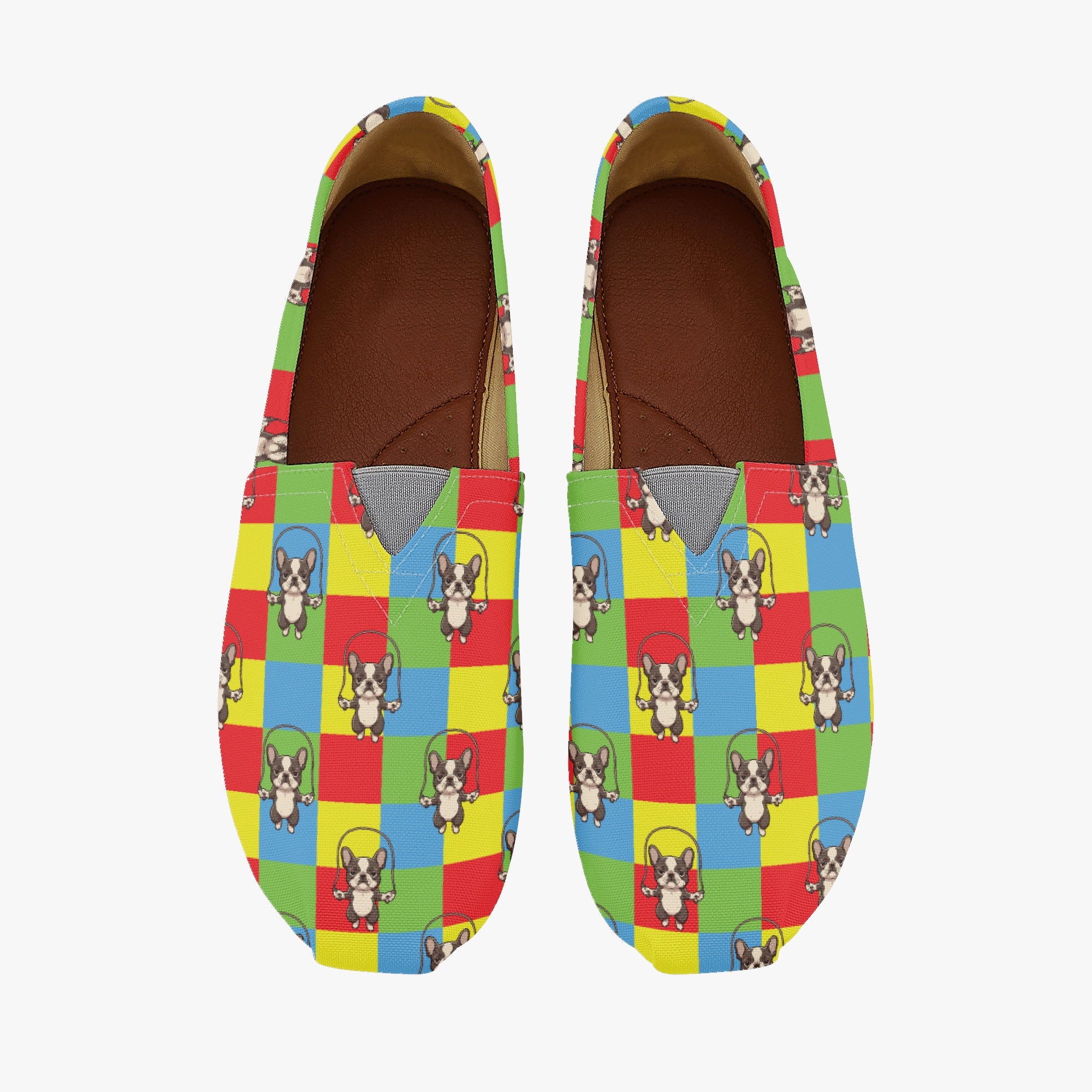 Zorilla French Bulldog Casual Footwear for Frenchie Fans-fadou