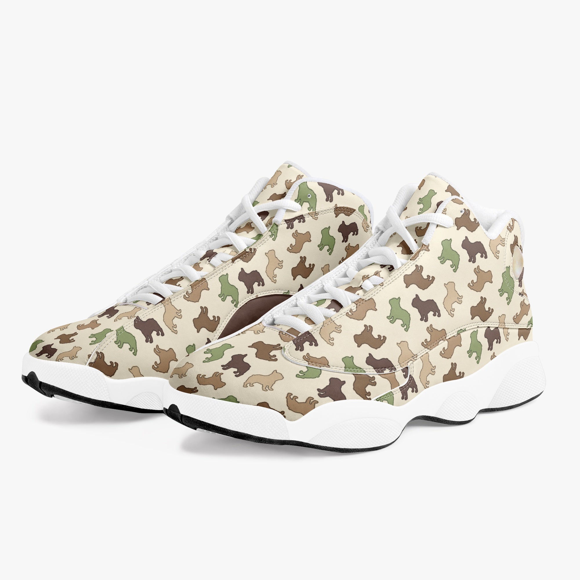 Biggie French Bulldog High-Top Shoes for Bulldog Owners-fadou