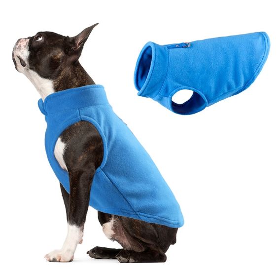 French Bulldog Fleece Warm Knitwear for Training Sessions-fadou