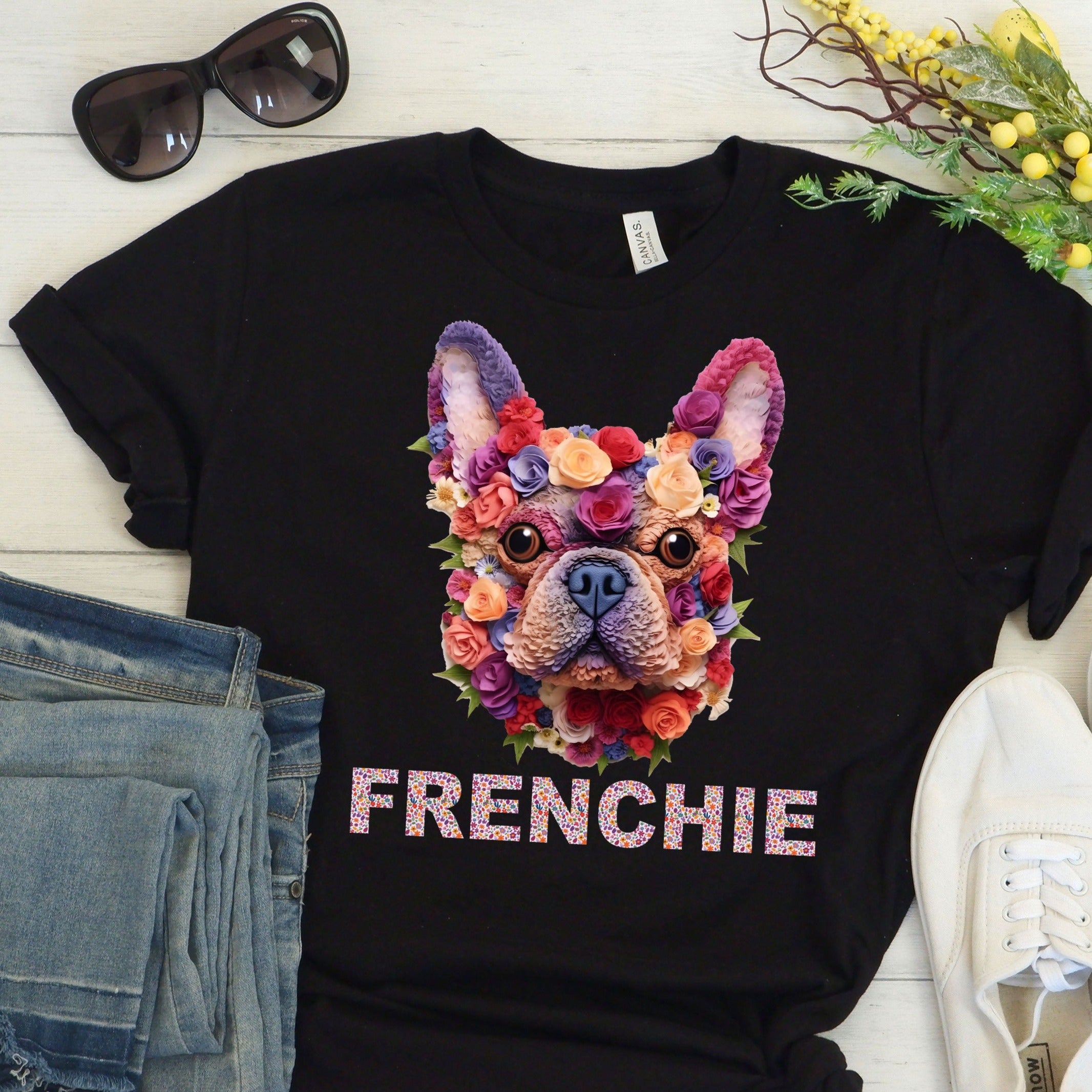 French Bulldog Cotton Unisex Shirt for Frenchie Enthusiasts-fadou