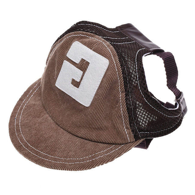 French Bulldog Baseball Cap Sun Protector for Small Breeds-fadou