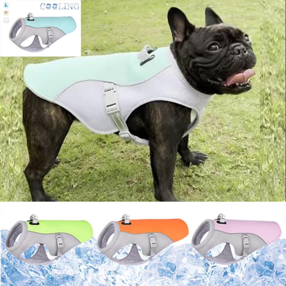 French Bulldog Breathable Walking Harness for Brachycephalic Dogs-fadou