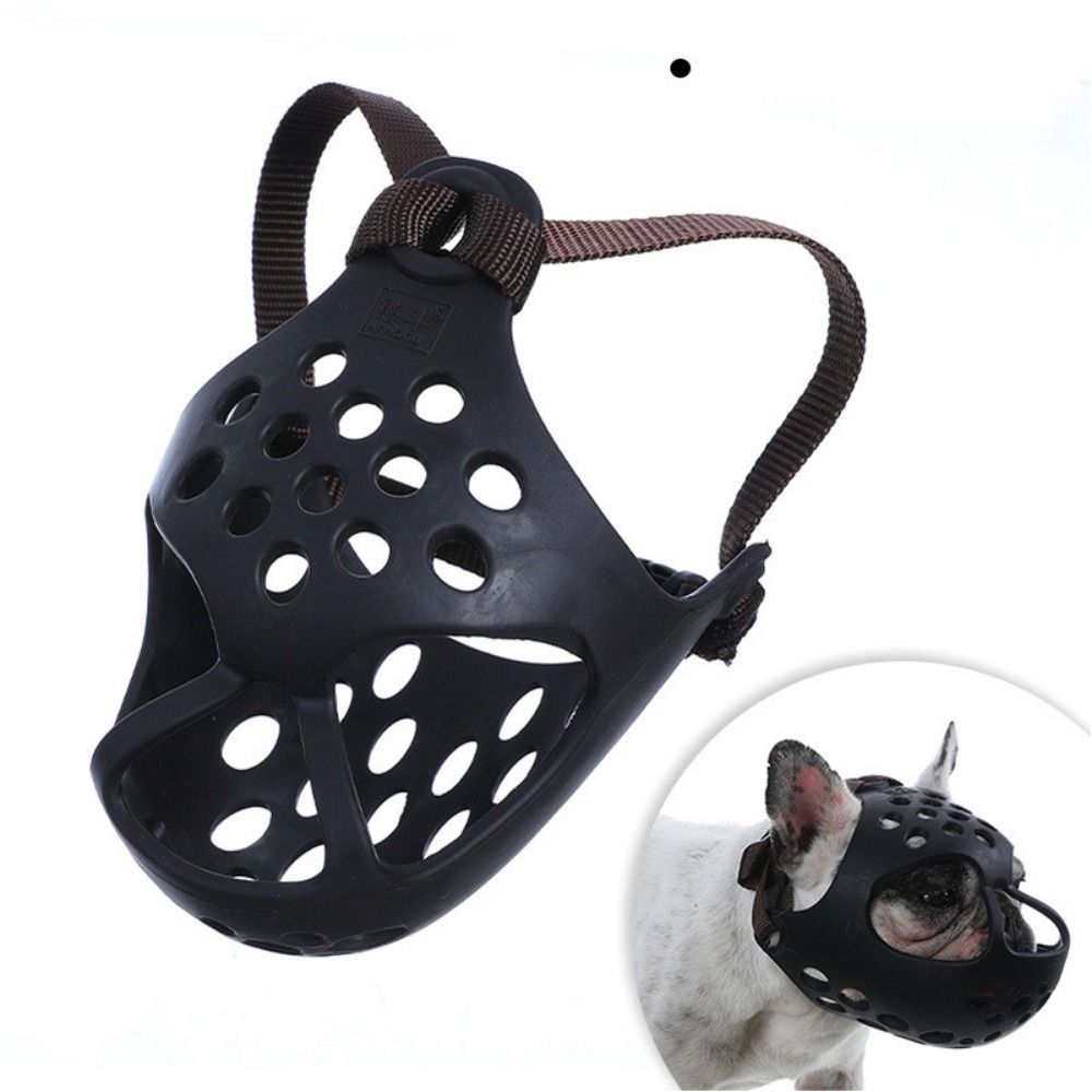 Frenchie Breathable Safety Muzzle for Brachycephalic Dogs-fadou