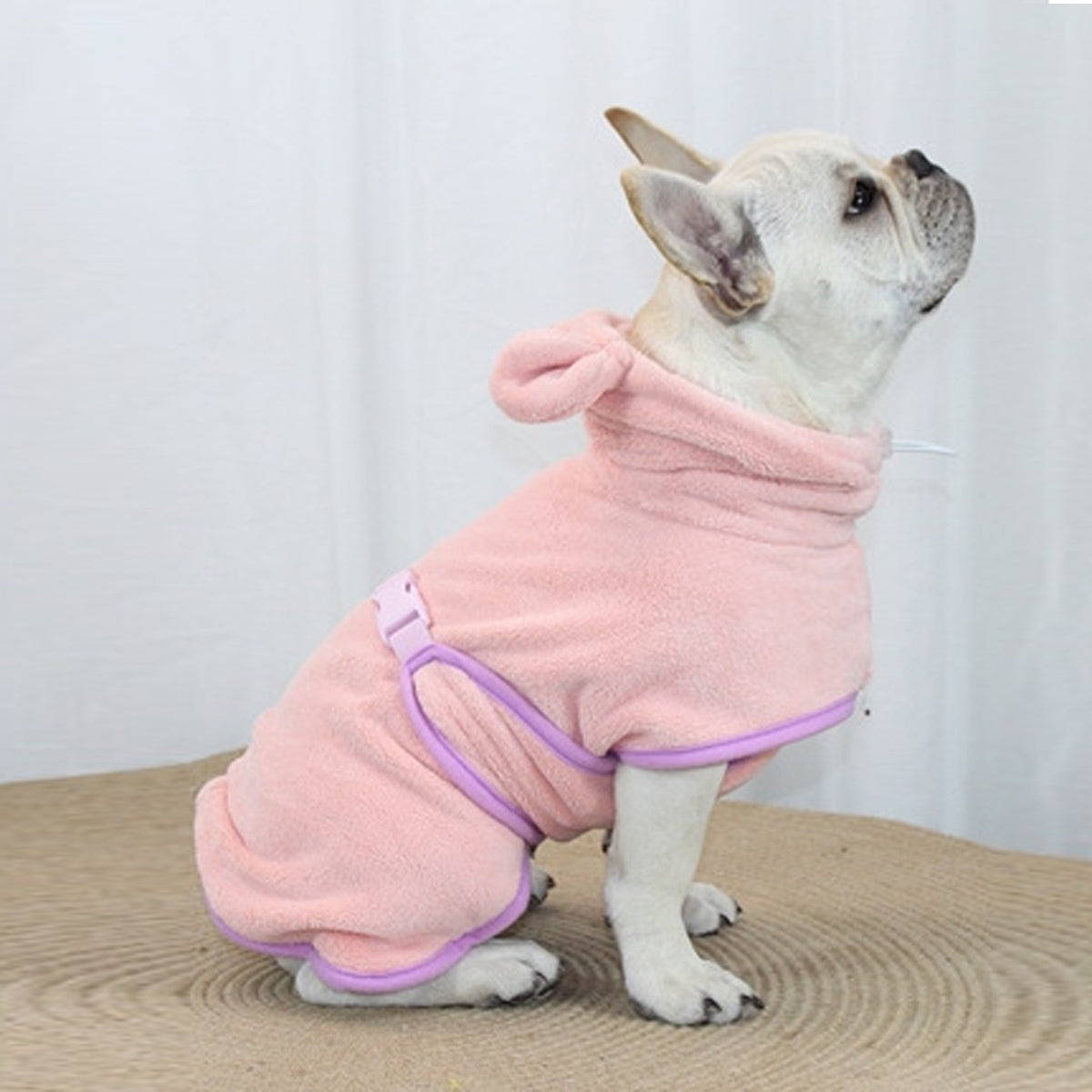 French Bulldog Absorbent Spa Loungewear for Bulldog Owners-fadou