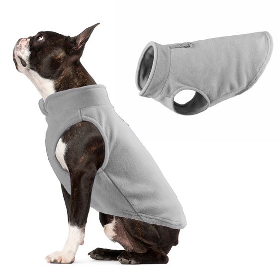 French Bulldog Fleece Warm Knitwear for Training Sessions-fadou