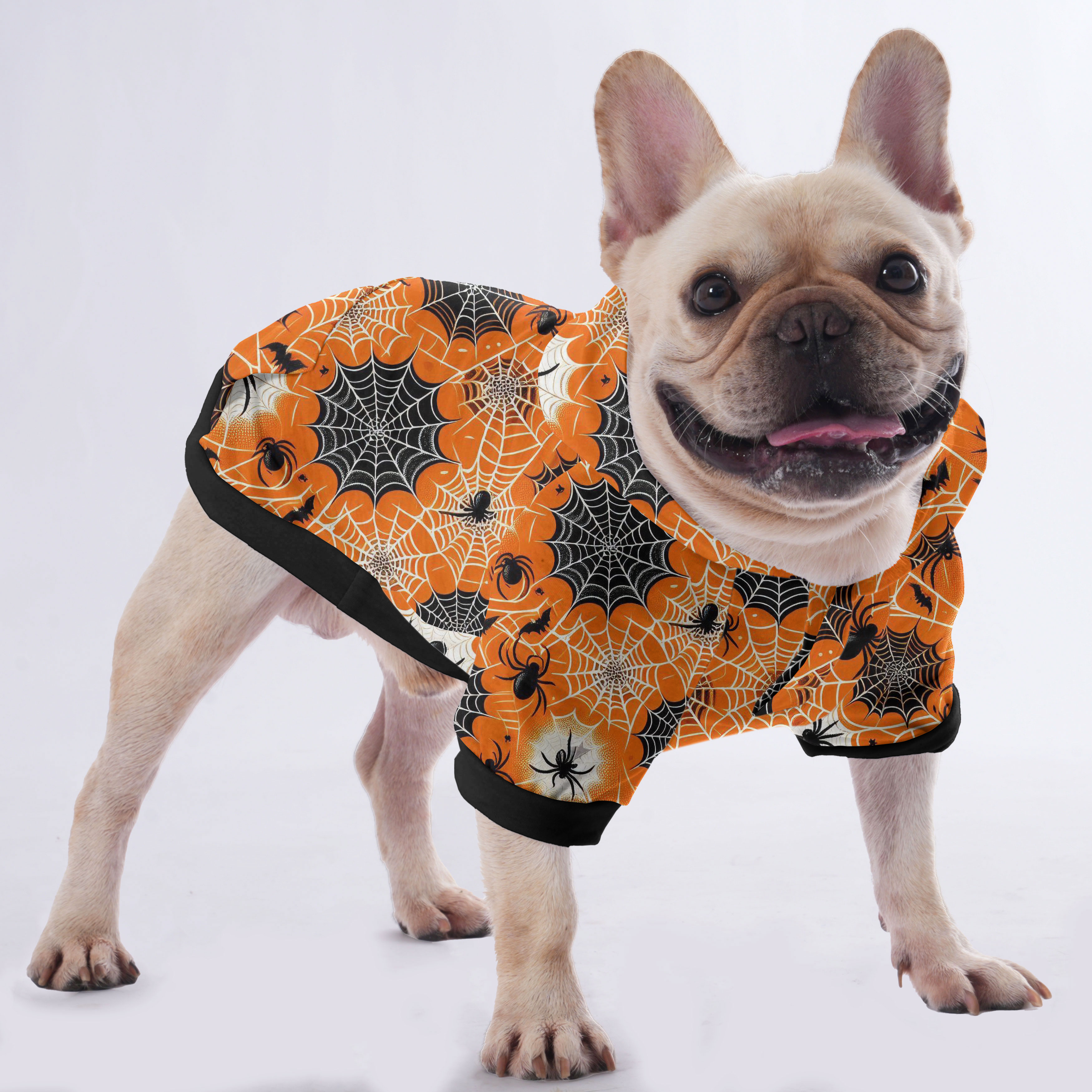 French Bulldog Halloween Pet Sweatshirt for Flat-Face Breeds-fadou