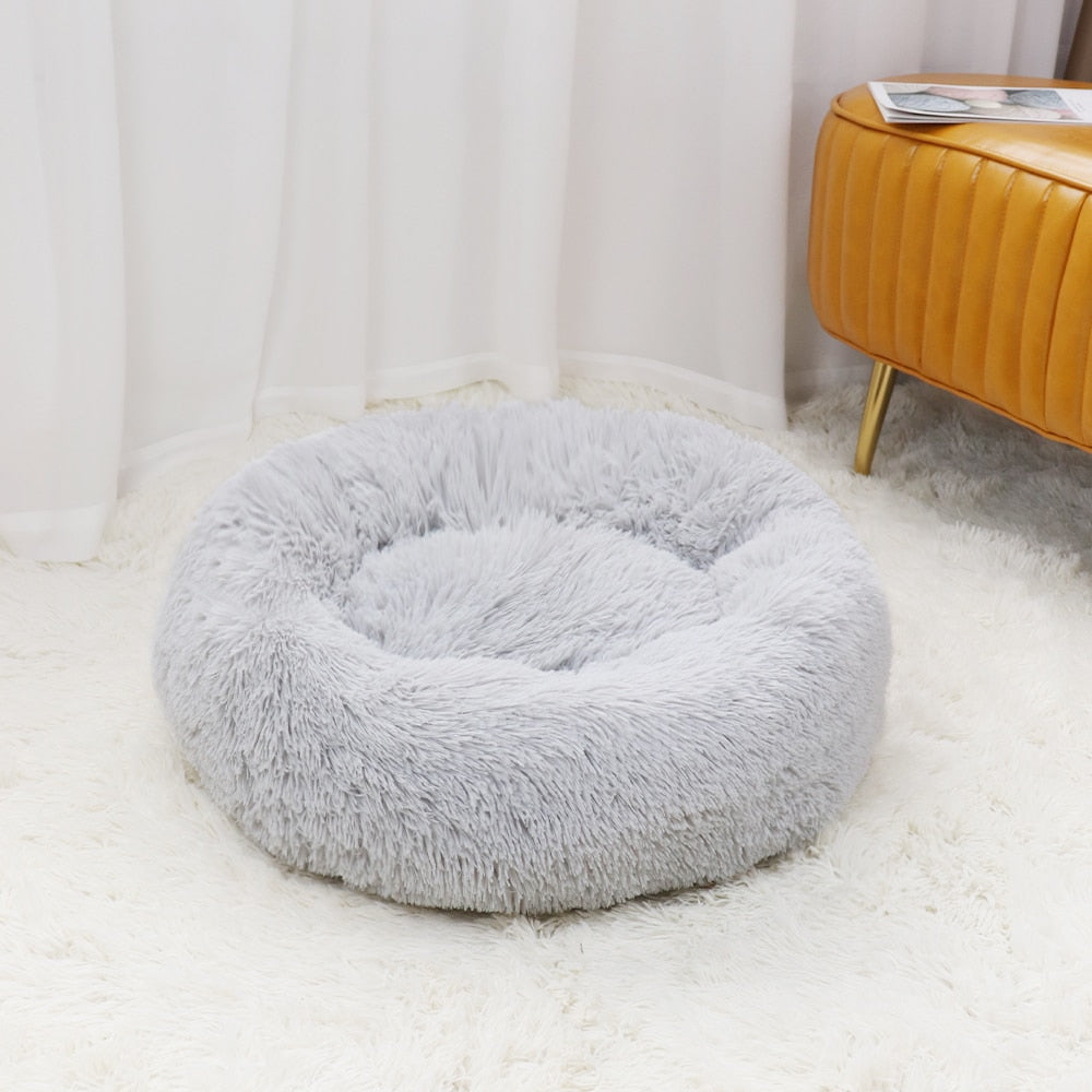 Donutly™: Anti-Anxiety French Bulldog Bed for Stocky Dogs-fadou
