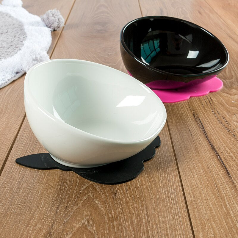 French Bulldog Ceramic Food Dish for Outdoor Adventures-fadou