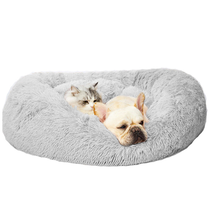 Donutly™: Anti-Anxiety French Bulldog Bed for Stocky Dogs-fadou