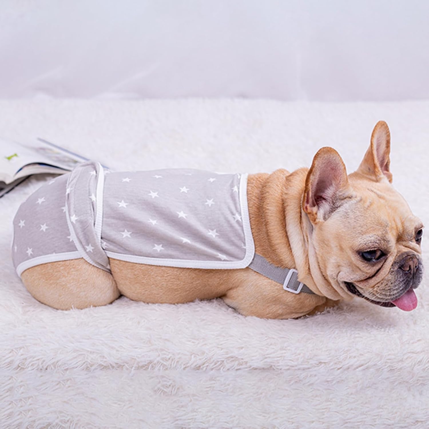French Bulldog Absorbent Underwear for Flat-Face Breeds-fadou