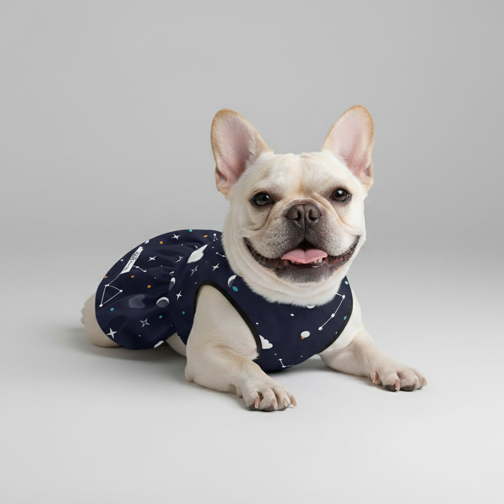 Stella French Bulldog Summer Dress for Brachycephalic Dogs-fadou