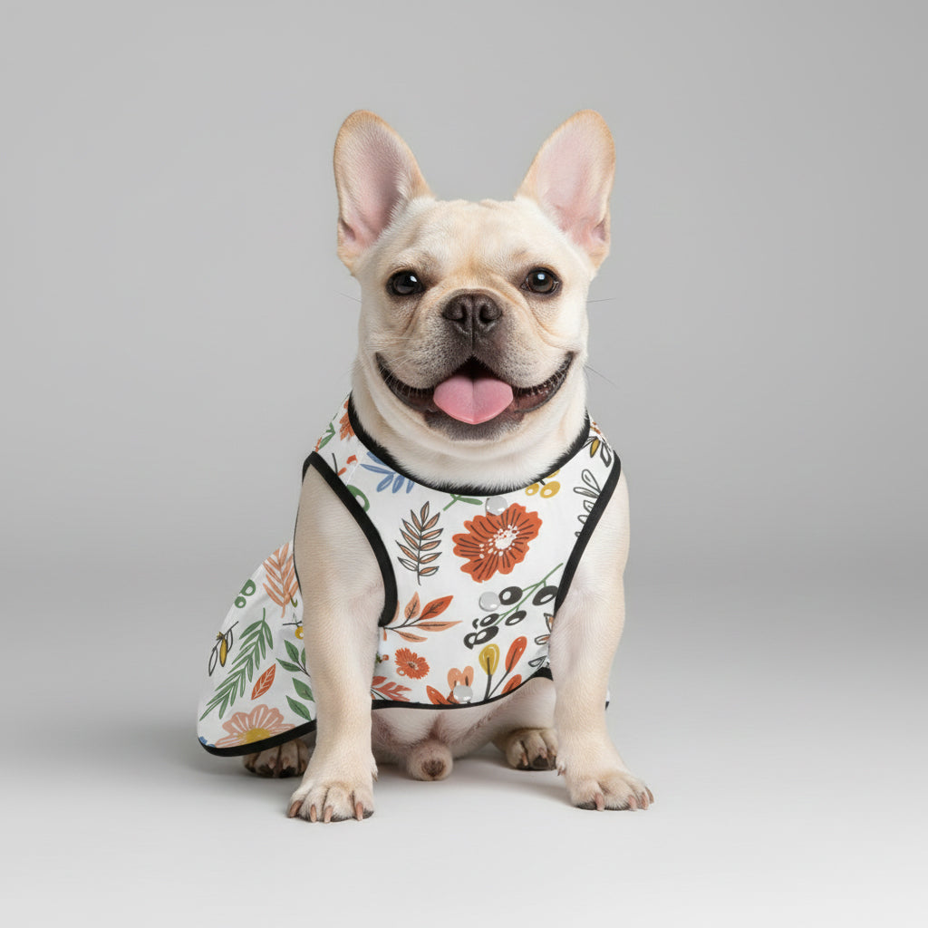 Gianna French Bulldog Summer Dress for Brachycephalic Dogs-fadou