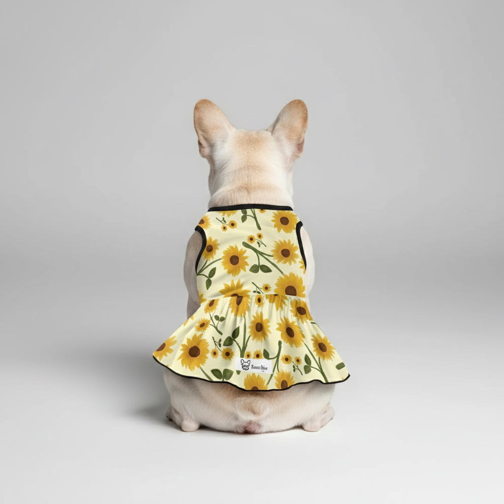 Aurora French Bulldog Cute Dress for Brachycephalic Dogs-fadou