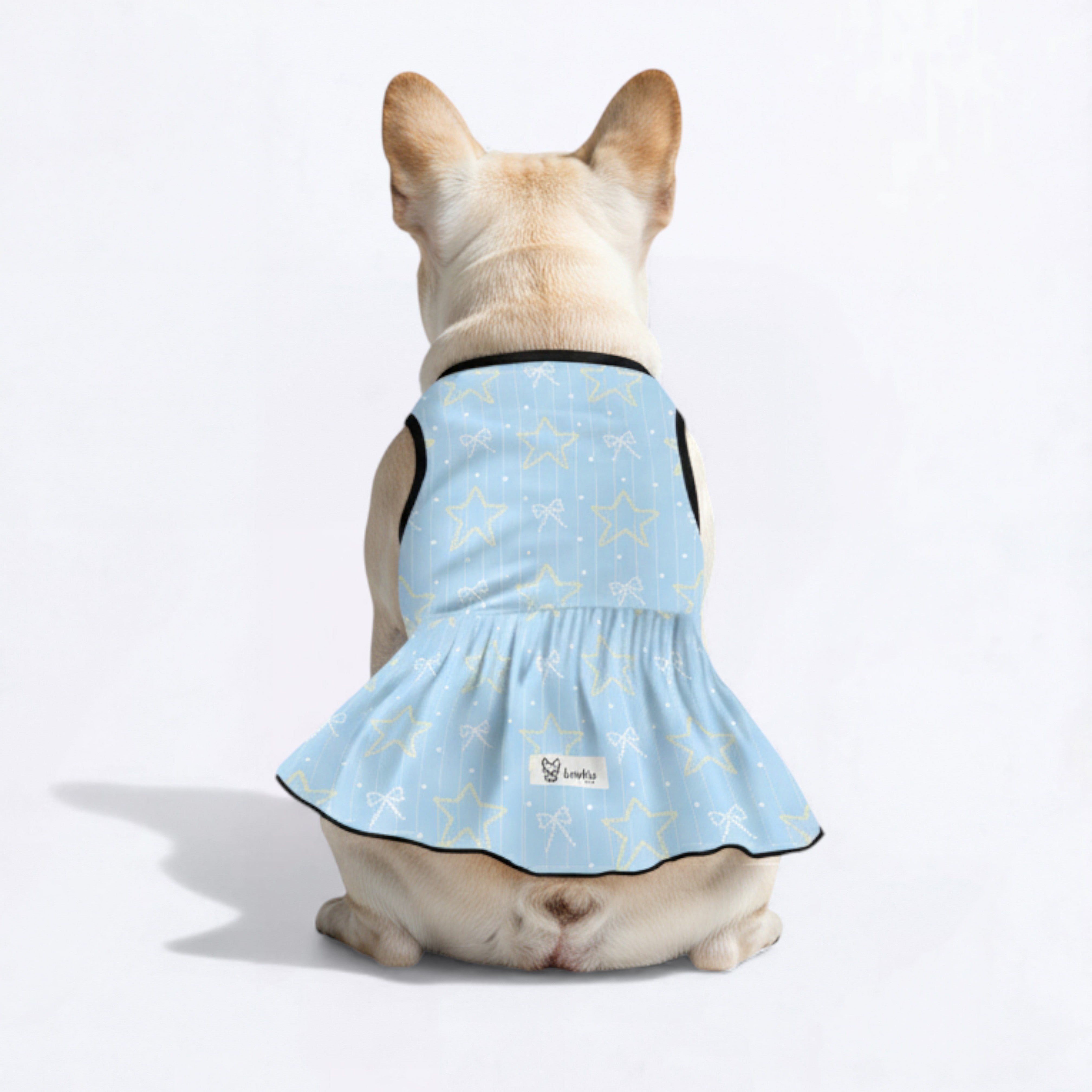 Princess French Bulldog Cute Dress for Brachycephalic Dogs-fadou