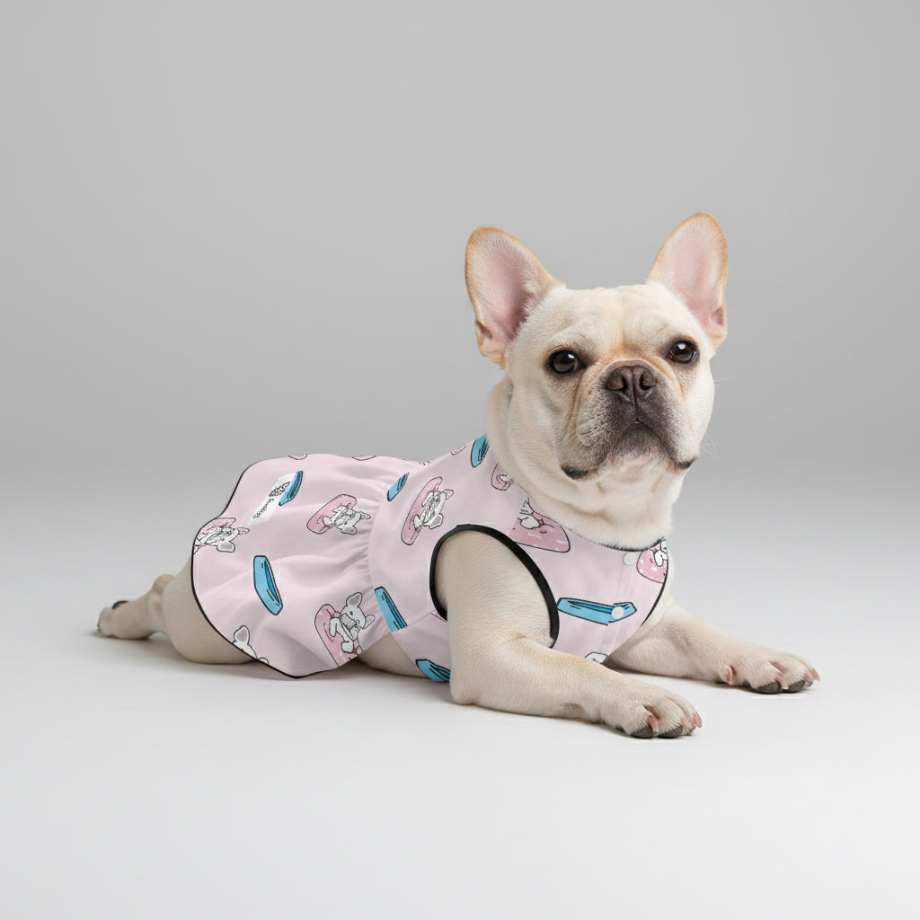 Chloe - French Bulldog Dresses for Females for Travel Comfort-fadou