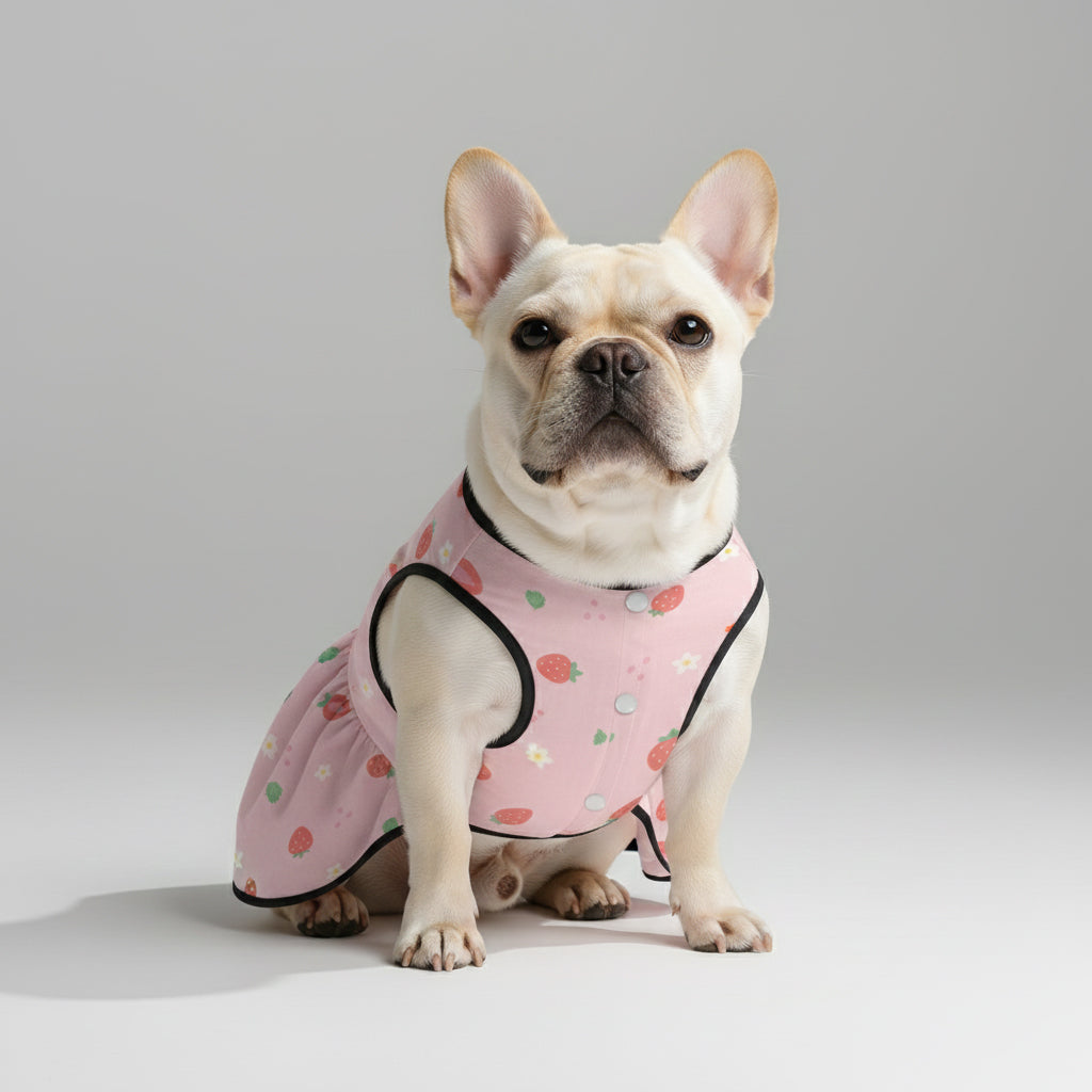 Mila - French Bulldog Dresses for Females for Daily Walks-fadou