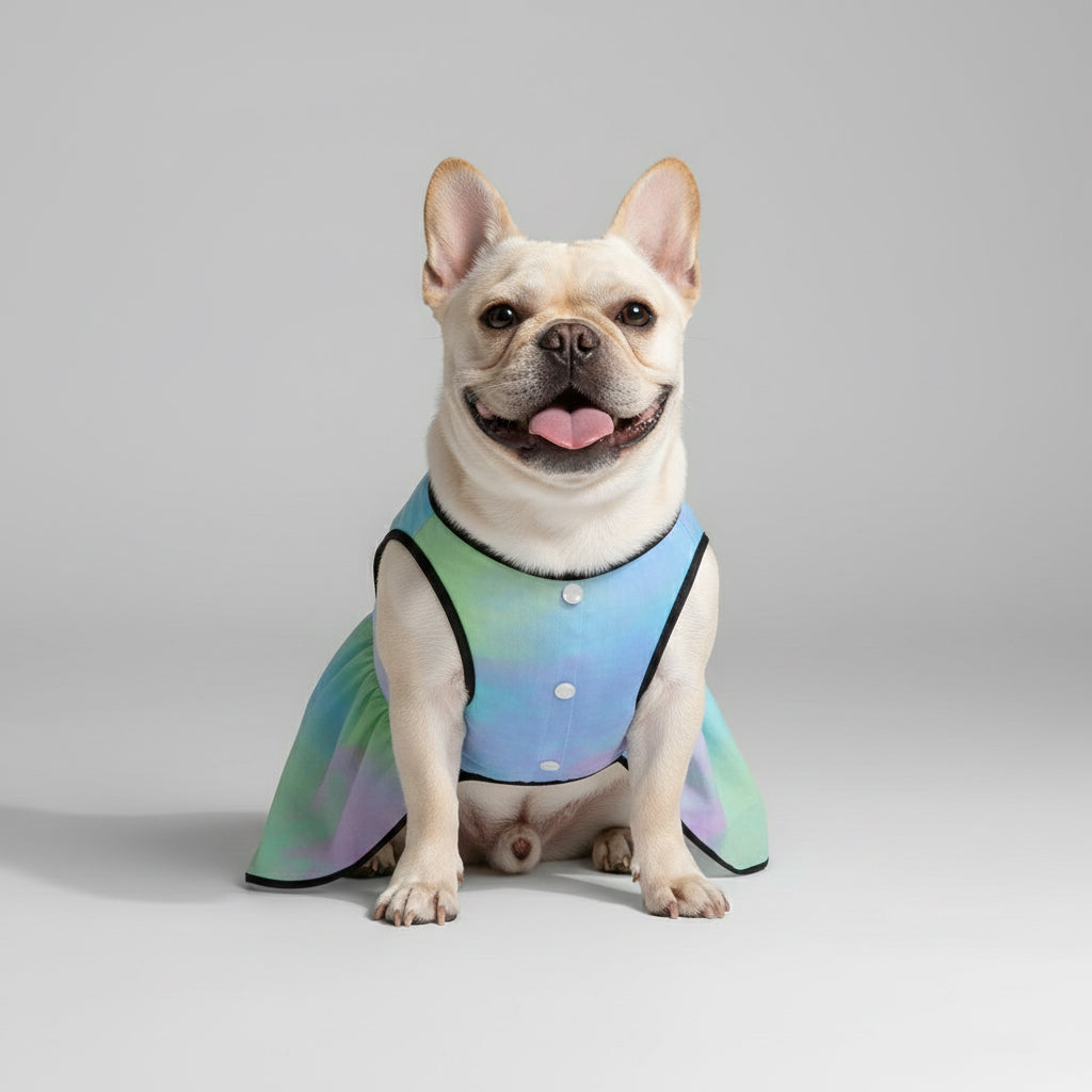 Ellie French Bulldog Summer Dress for Brachycephalic Dogs-fadou