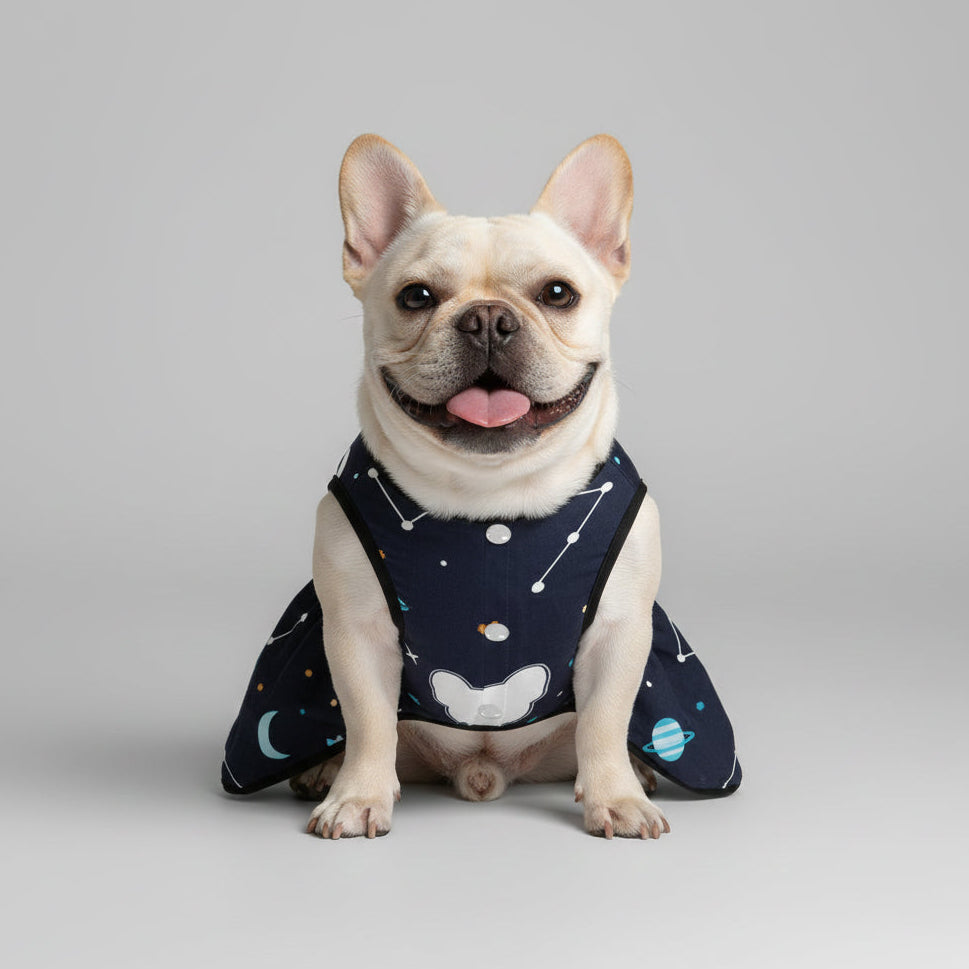 Stella French Bulldog Summer Dress for Brachycephalic Dogs-fadou