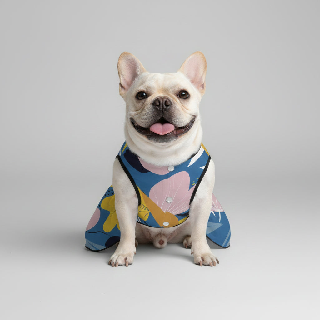 Claire French Bulldog Summer Dress for Brachycephalic Dogs-fadou