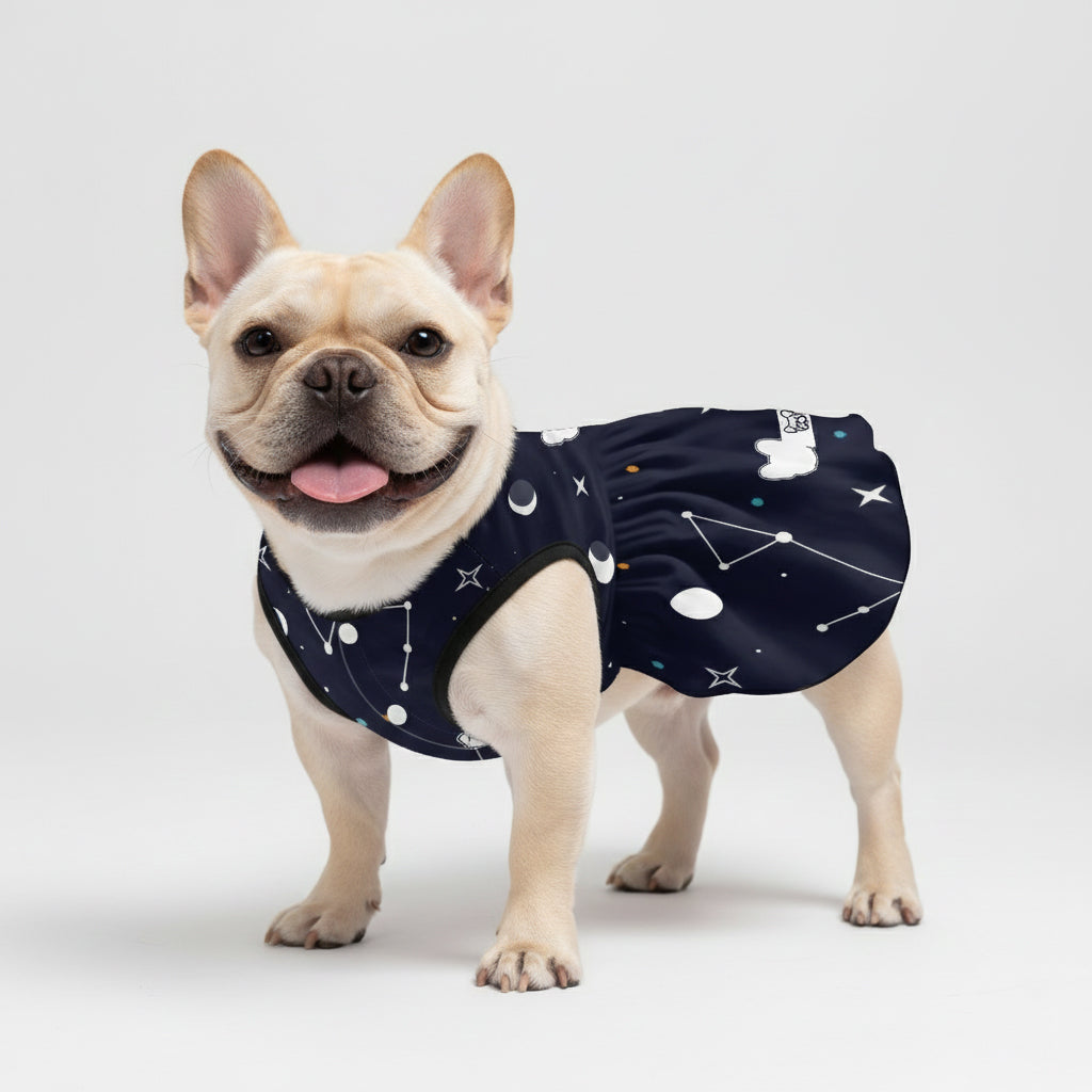 Stella French Bulldog Summer Dress for Brachycephalic Dogs-fadou