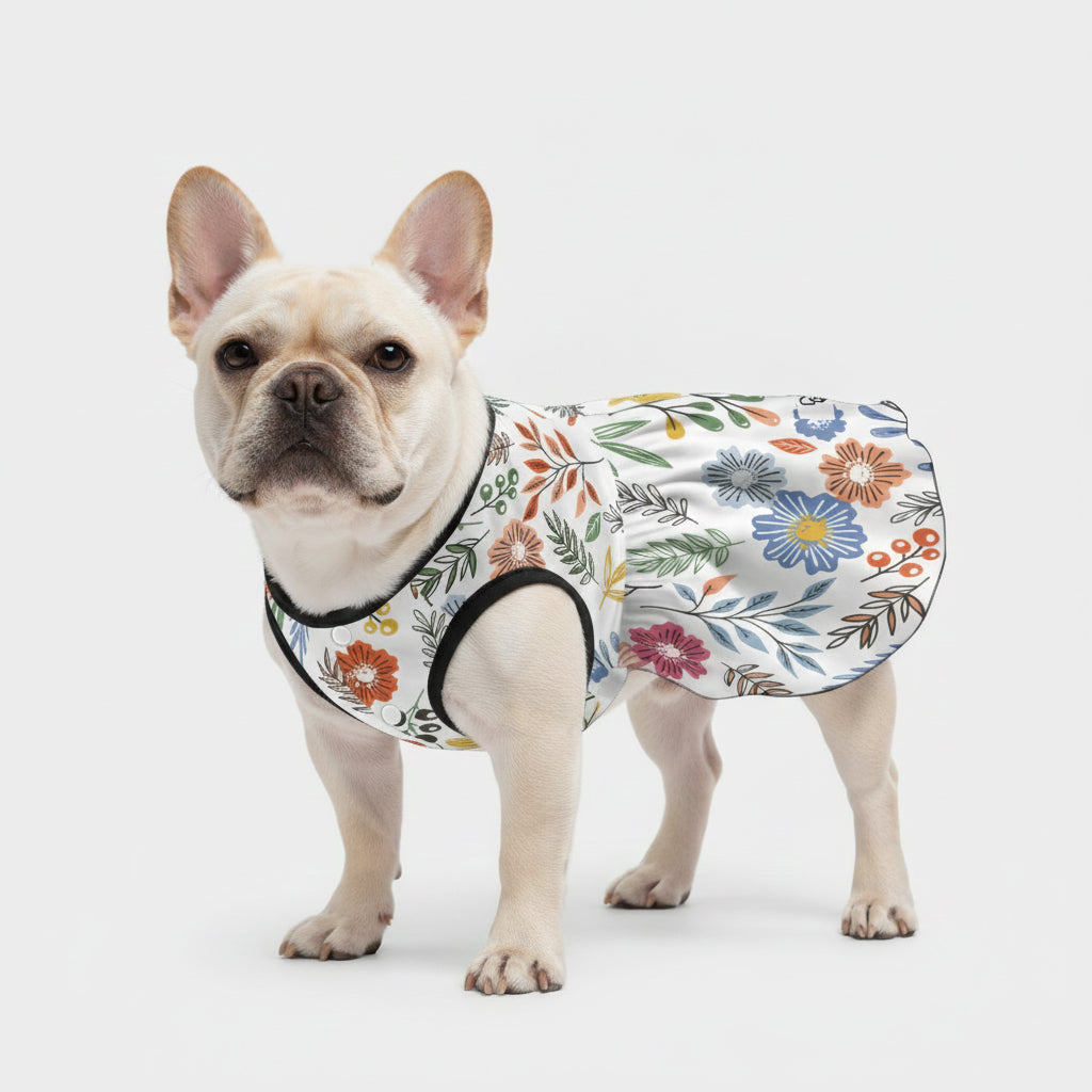 Gianna French Bulldog Summer Dress for Brachycephalic Dogs-fadou