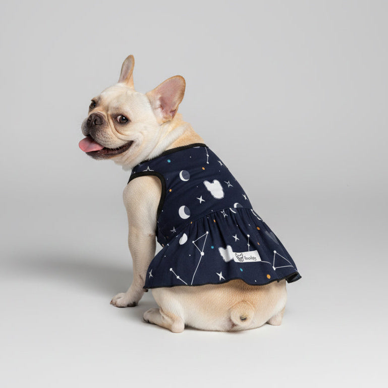 Stella French Bulldog Summer Dress for Brachycephalic Dogs-fadou