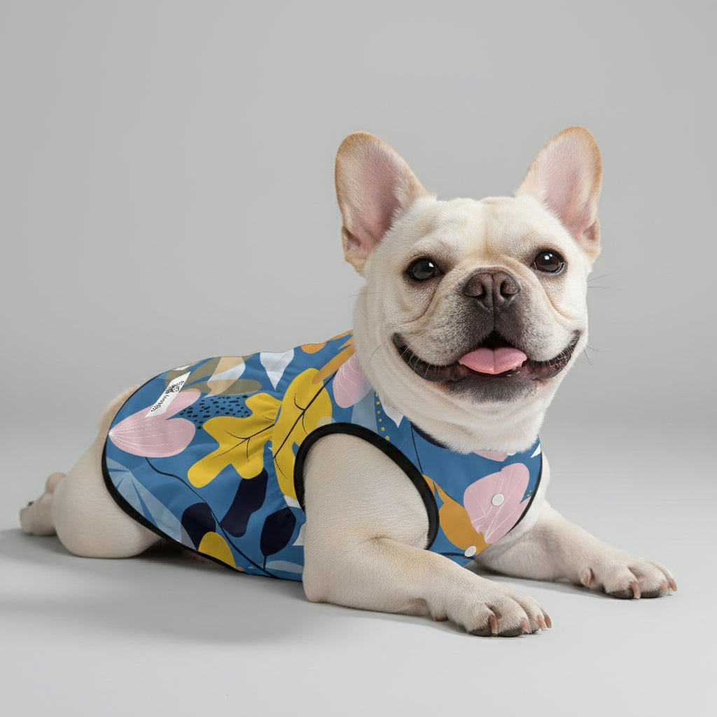 Claire French Bulldog Summer Dress for Brachycephalic Dogs-fadou