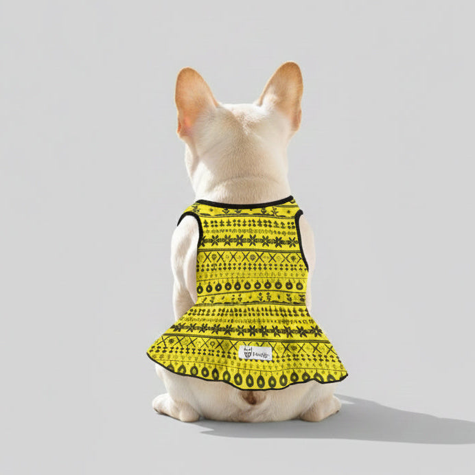 Victoria French Bulldog Cute Dress for Brachycephalic Dogs-fadou