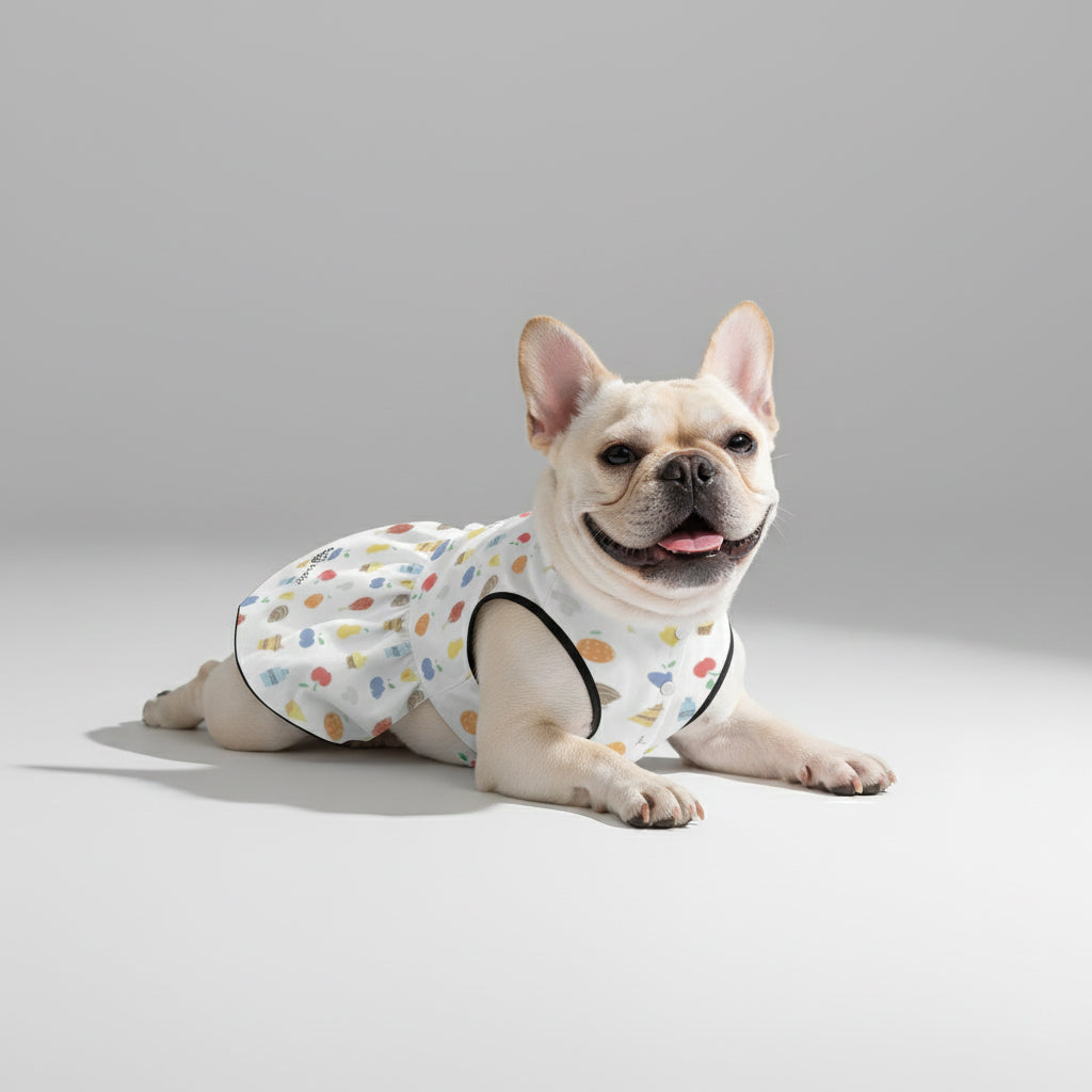 Lulu French Bulldog Summer Dress for Brachycephalic Dogs-fadou