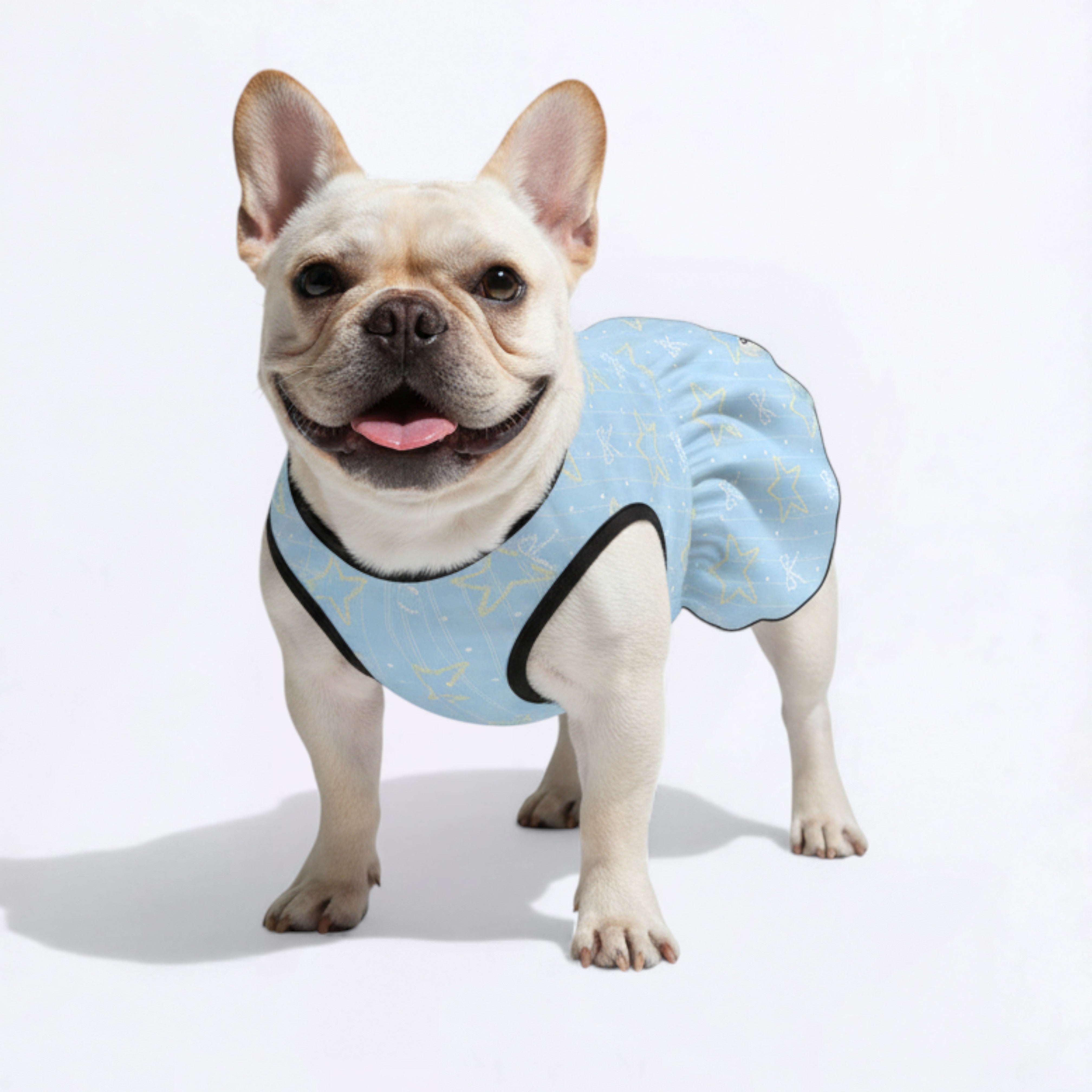Princess French Bulldog Cute Dress for Brachycephalic Dogs-fadou