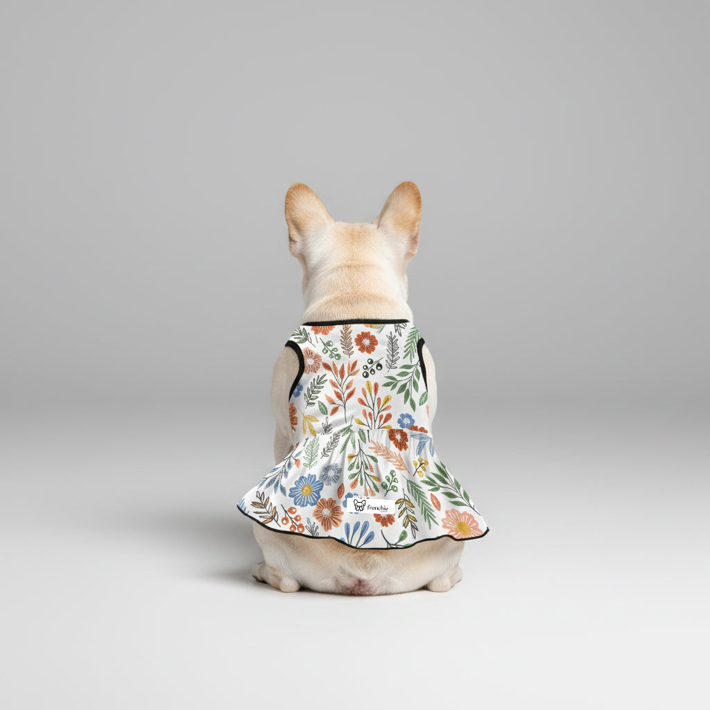 Gianna French Bulldog Summer Dress for Brachycephalic Dogs-fadou