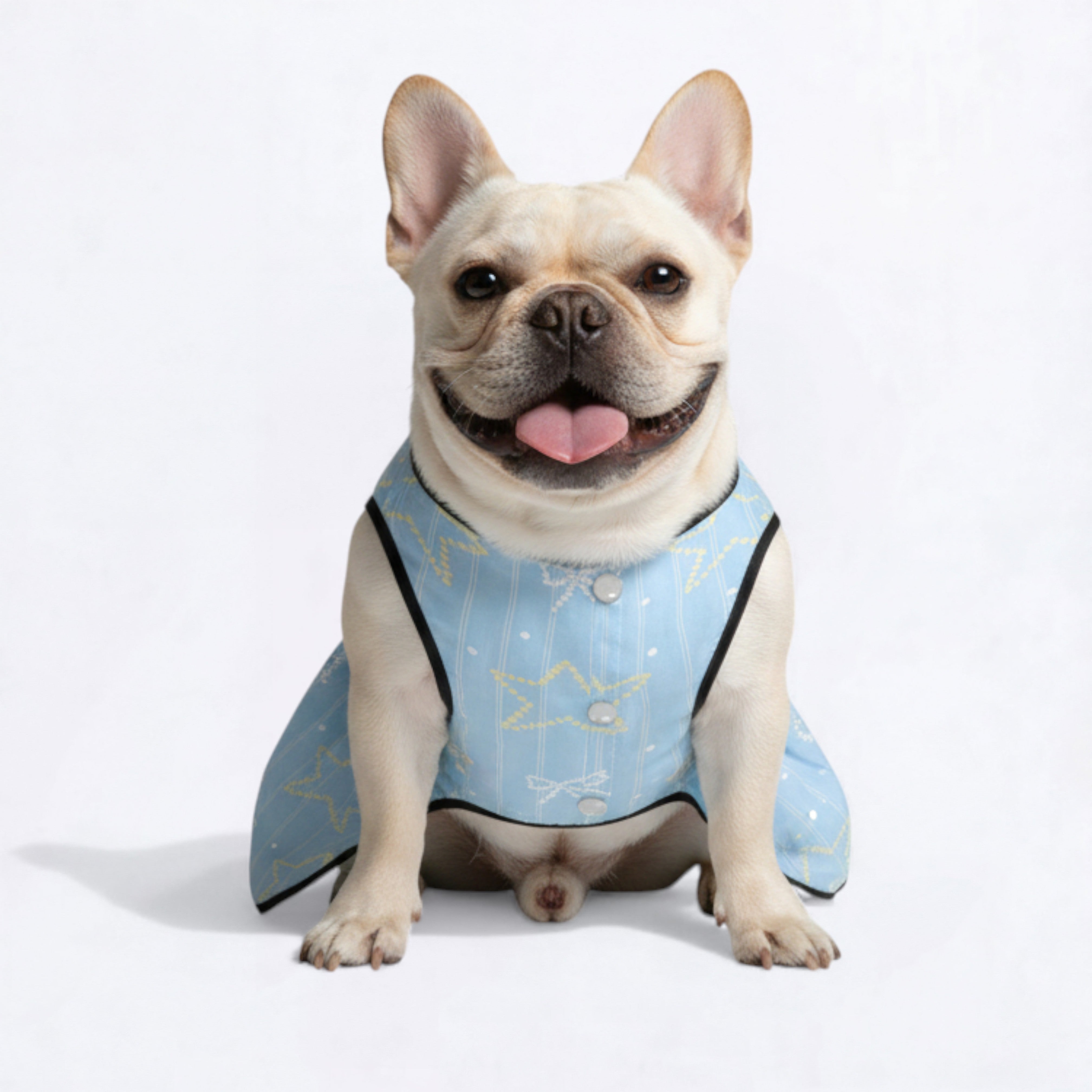 Princess French Bulldog Cute Dress for Brachycephalic Dogs-fadou
