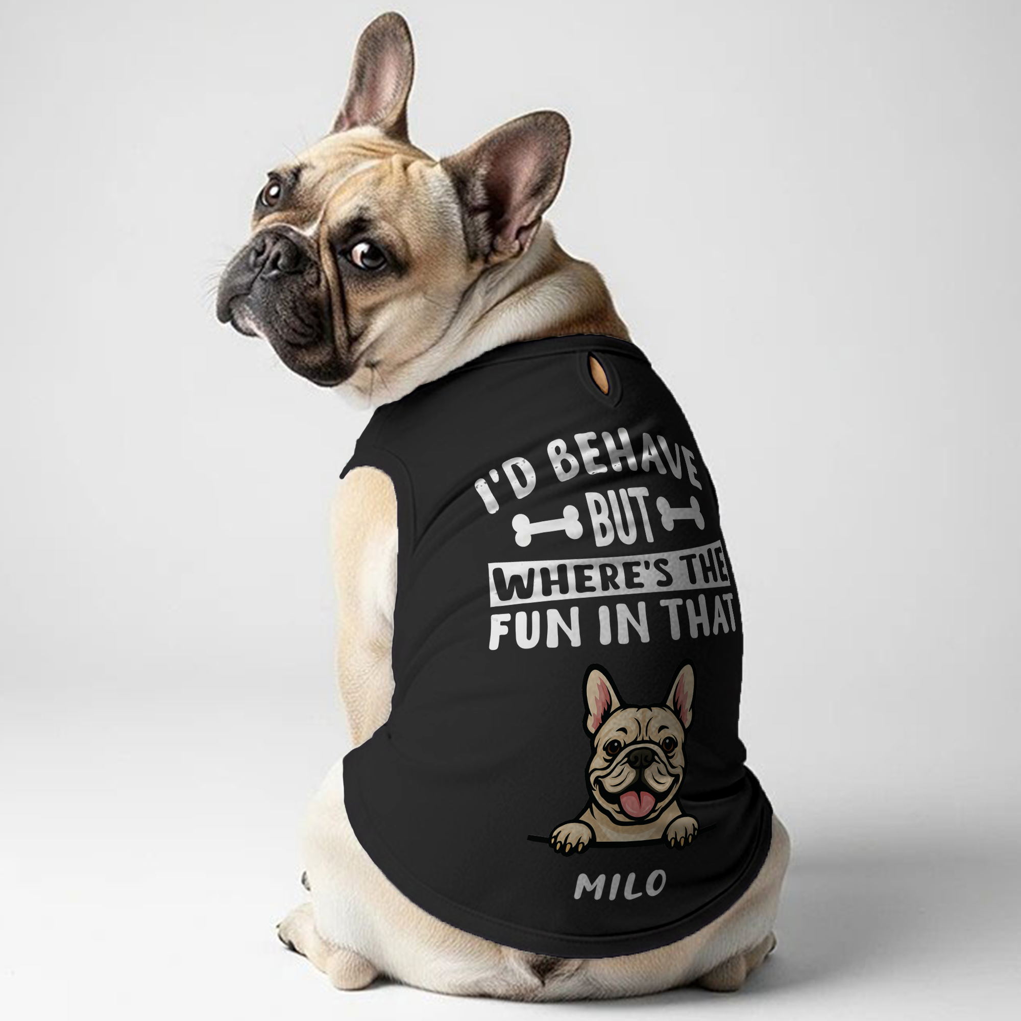 French Bulldog Personalized Unisex Shirt for Bulldog Owners-fadou