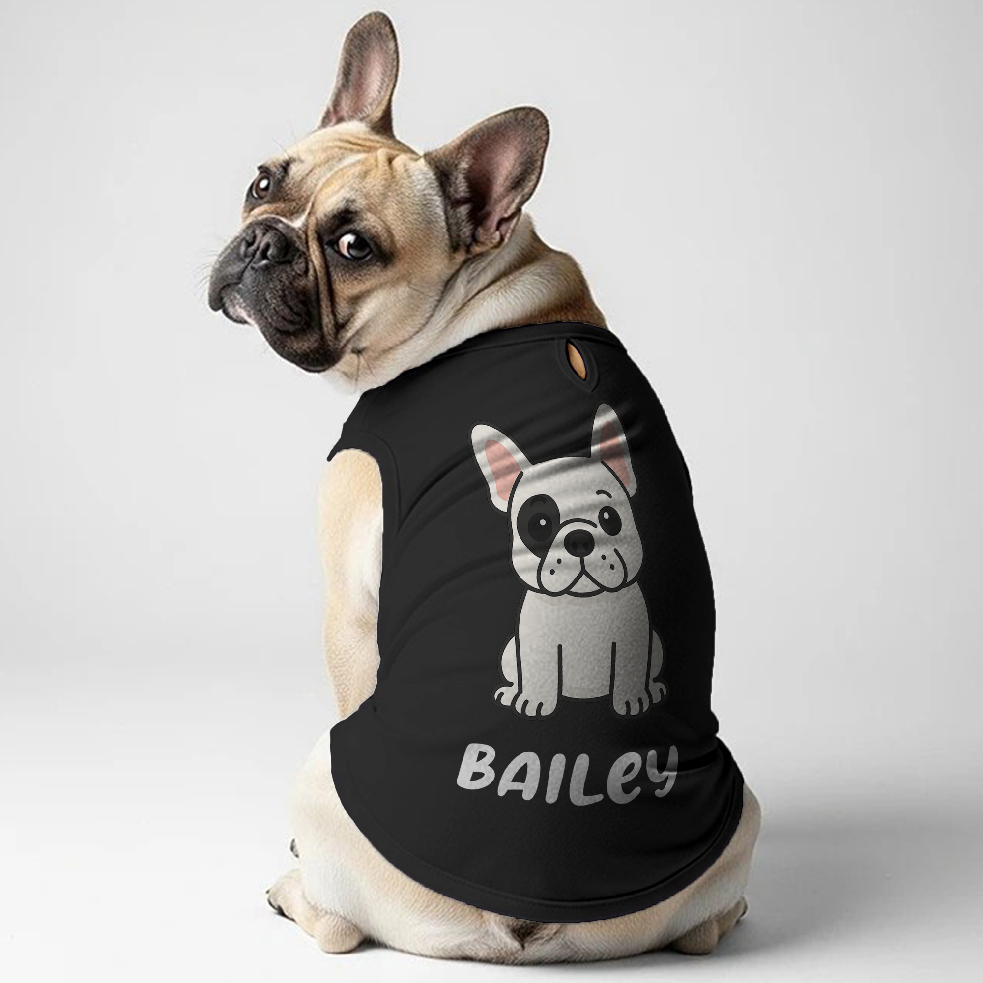 French Bulldog Personalized Graphic Tee for Frenchie Enthusiasts-fadou