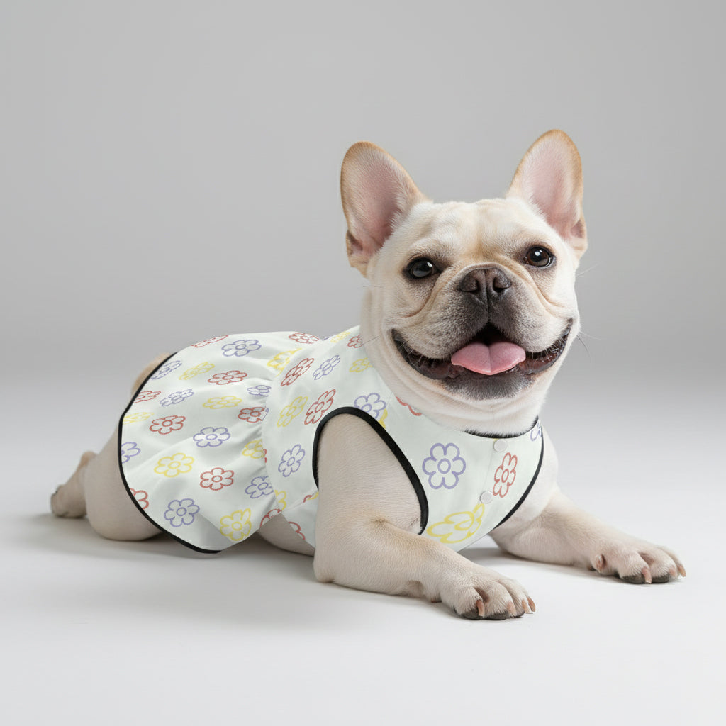 Akira French Bulldog Summer Dress for Training Sessions-fadou
