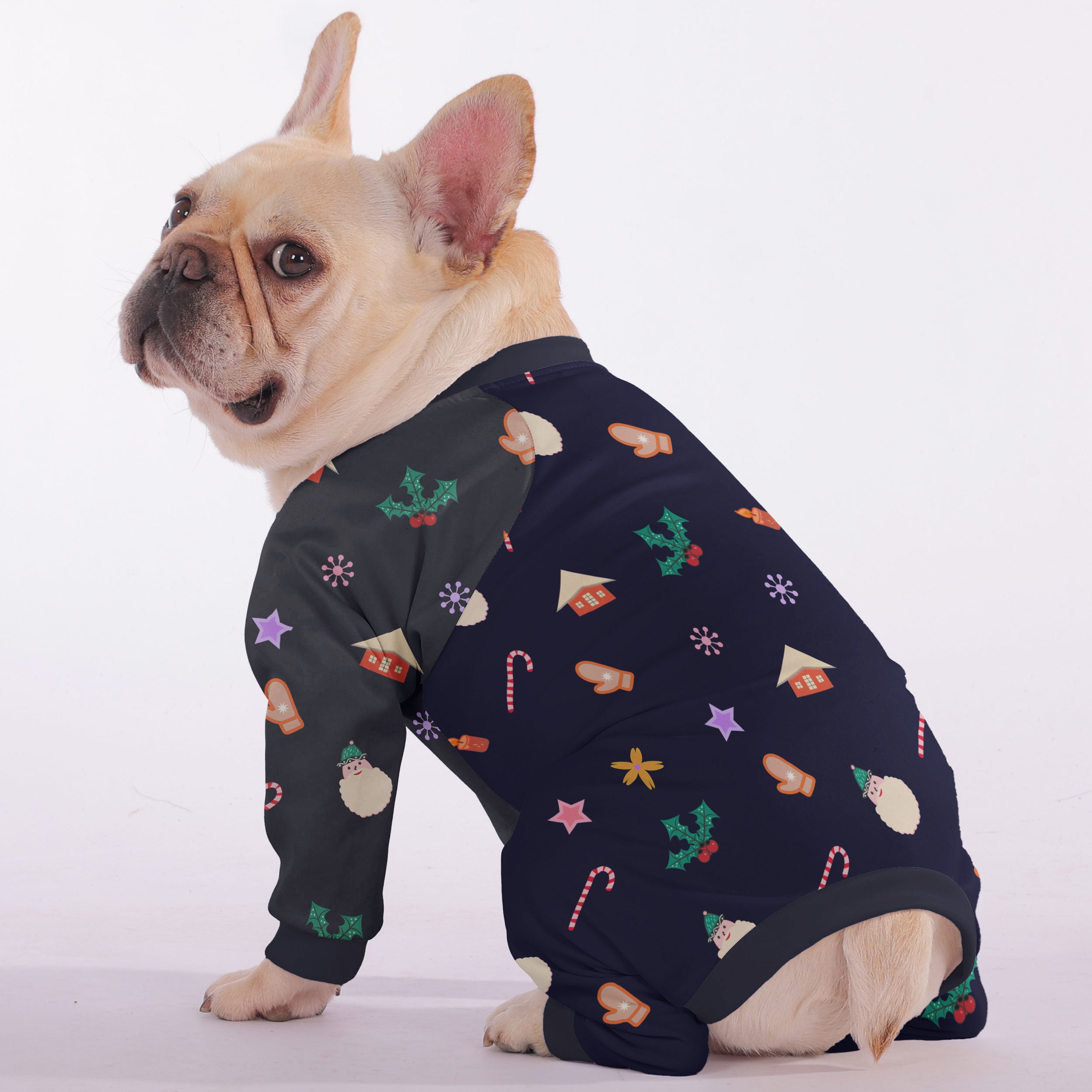 French Bulldog Christmas Dog Accessory for Brachycephalic Dogs-fadou