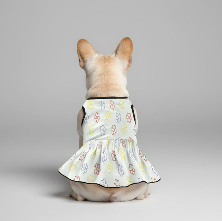 Akira French Bulldog Summer Dress for Training Sessions-fadou