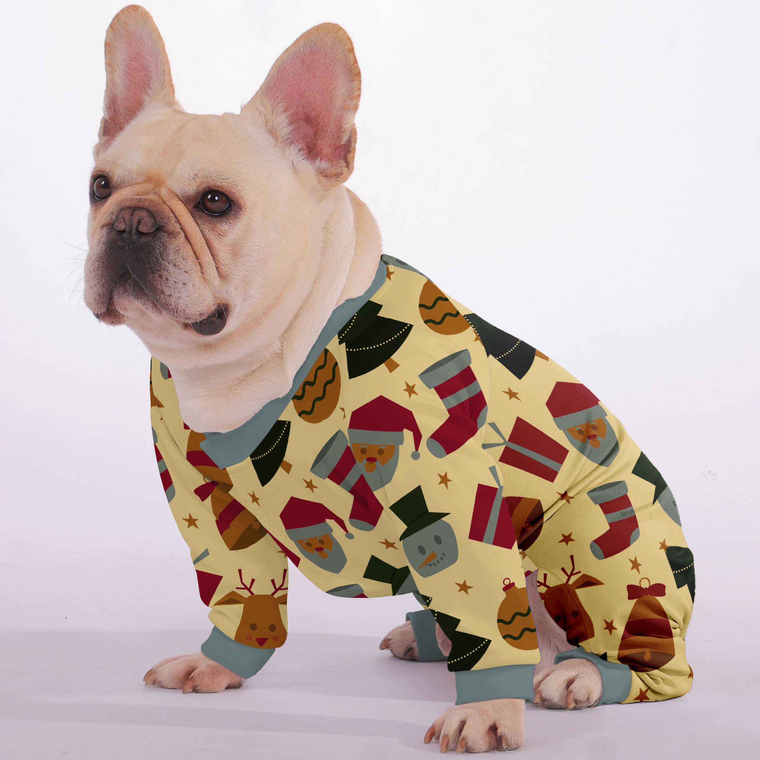 French Bulldog Christmas Dog Lounger for Short-Nosed Dogs-fadou