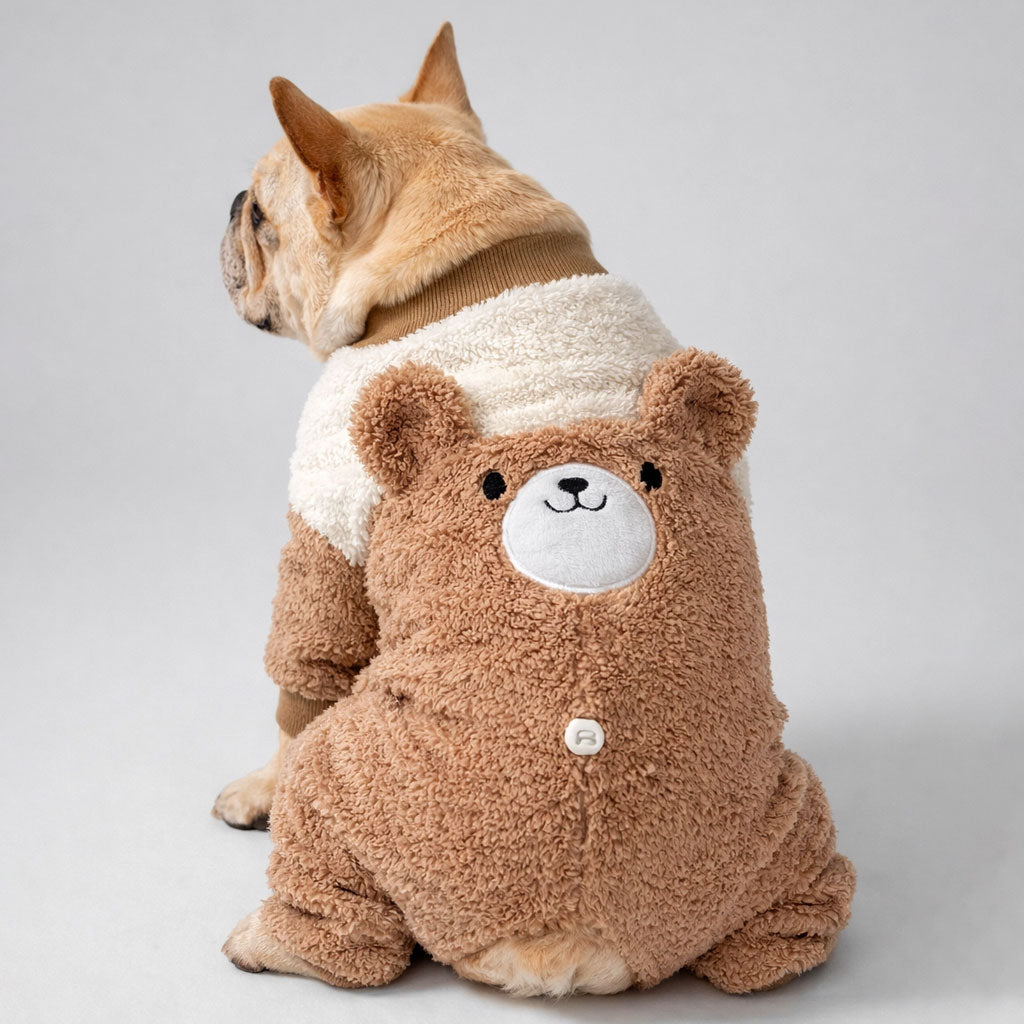 French Bulldog Padded Warm Outerwear for Travel Comfort-fadou
