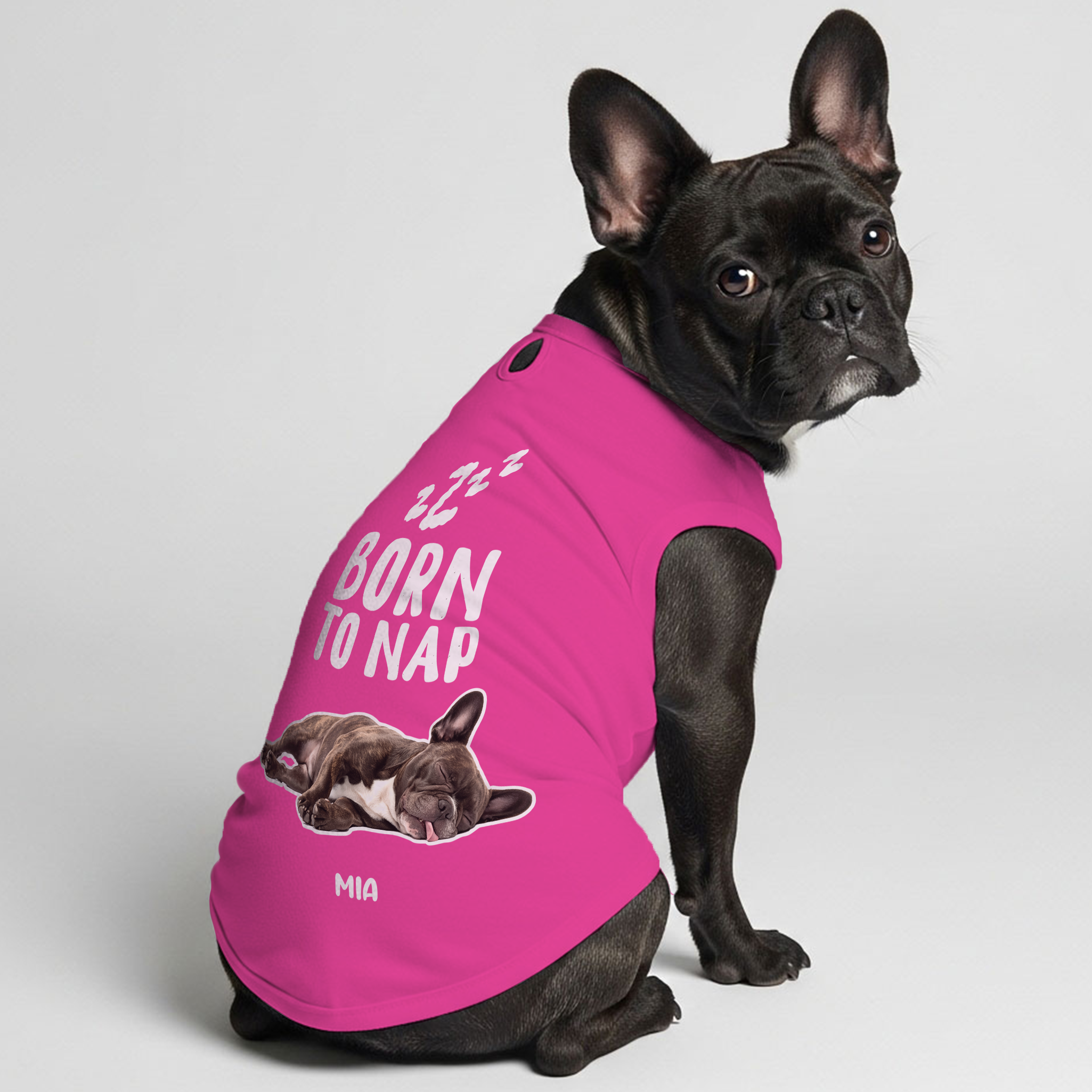 French Bulldog Personalized Graphic Tee for Everyday Wear-fadou