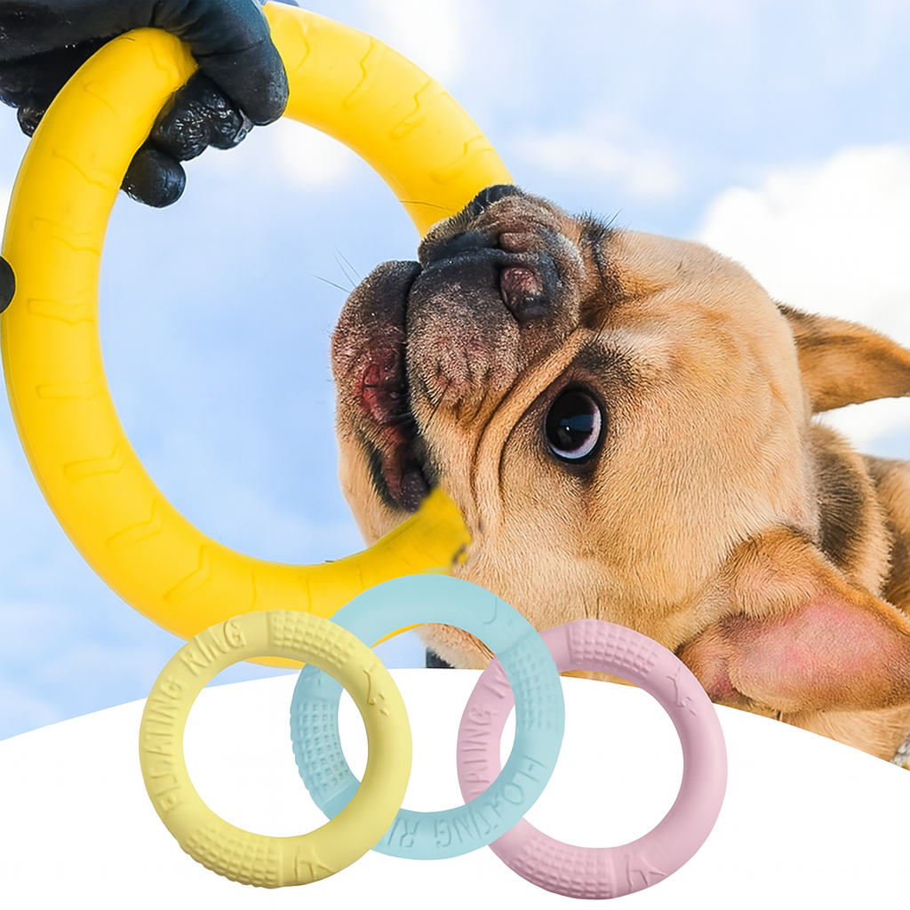 Flyringo French Bulldog Dog Toy for Brachycephalic Dogs-fadou