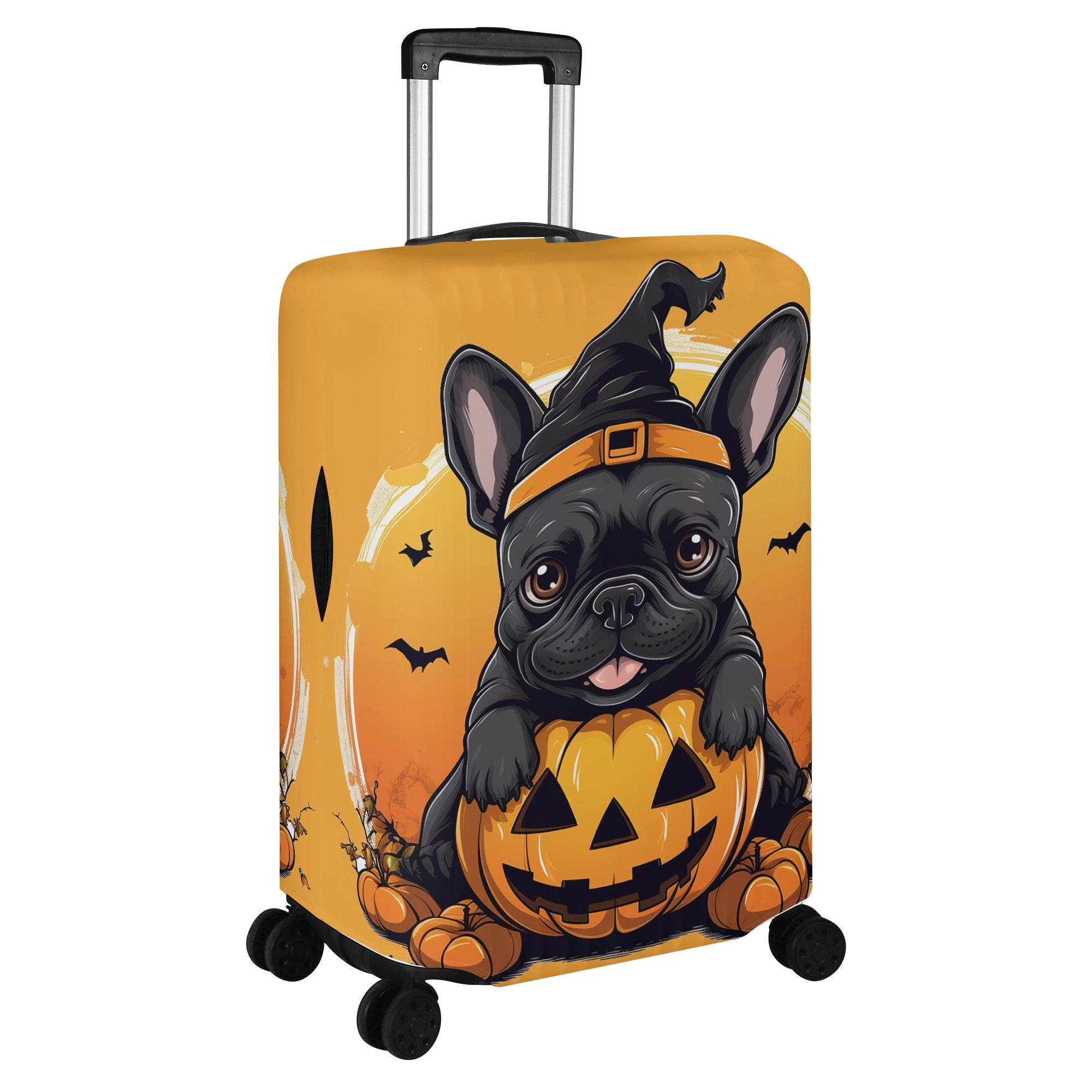 Halloween Vibes - Luggage Cover for Dog Lovers and Owners-fadou