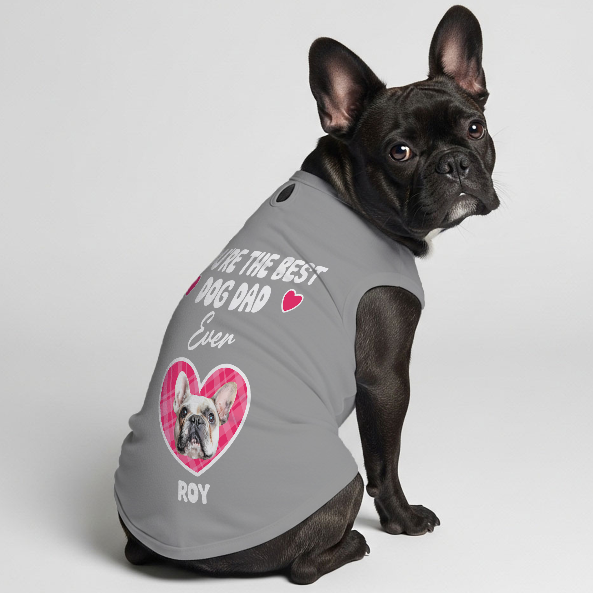 French Bulldog Personalized Graphic Tee for Dog Park Days-fadou