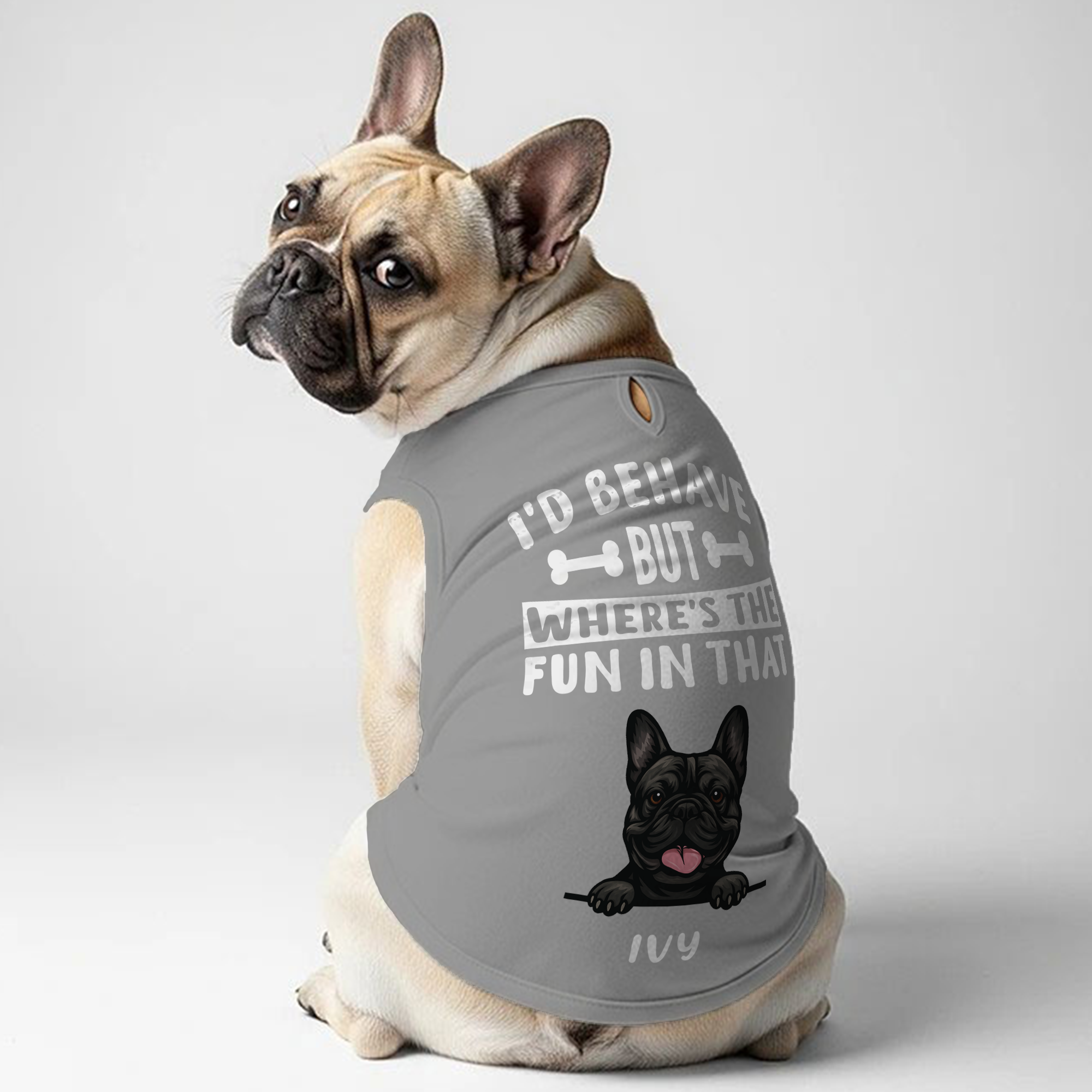French Bulldog Personalized Unisex Shirt for Bulldog Owners-fadou