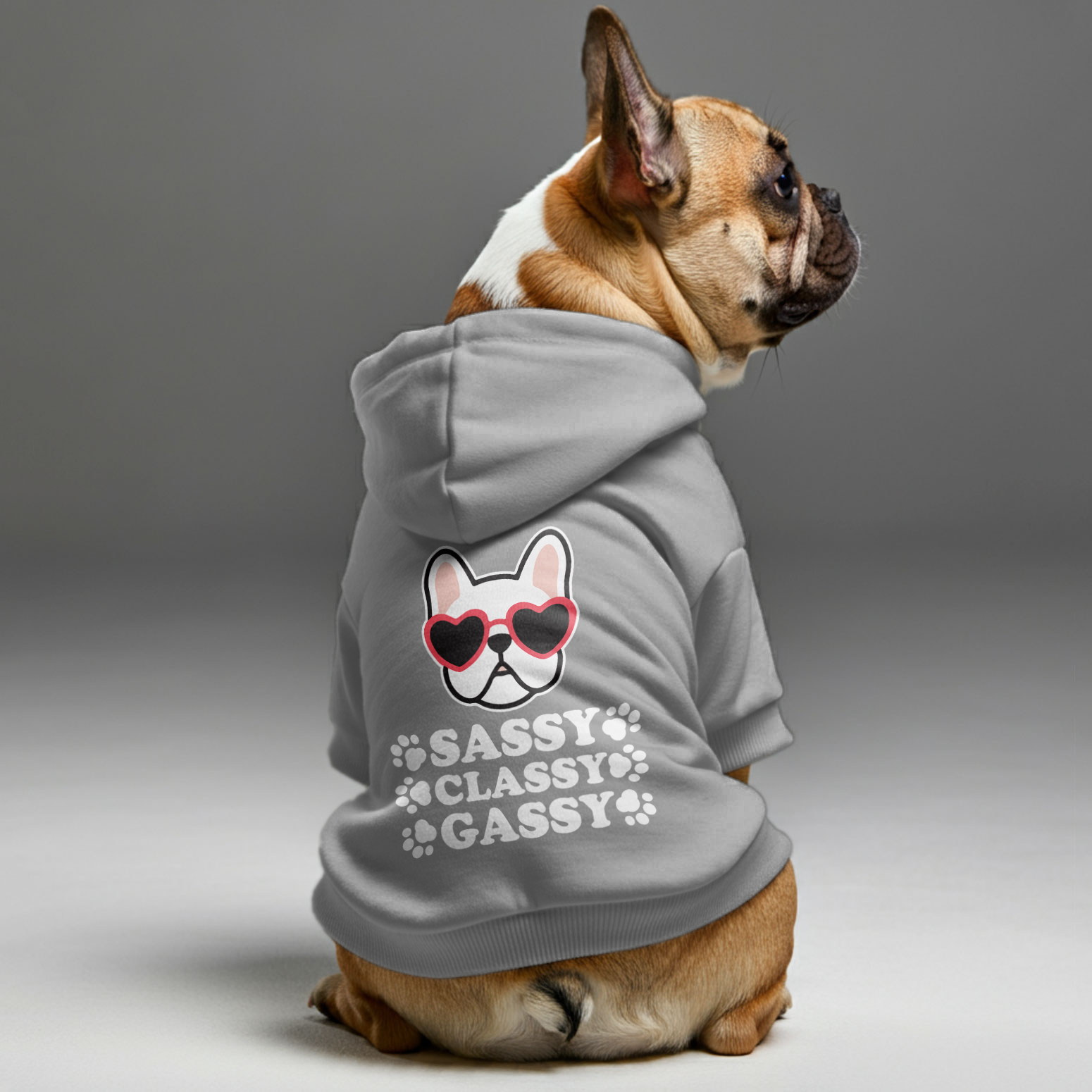 French Bulldog Cozy Dog Mom Hoodie for Frenchie Enthusiasts-fadou