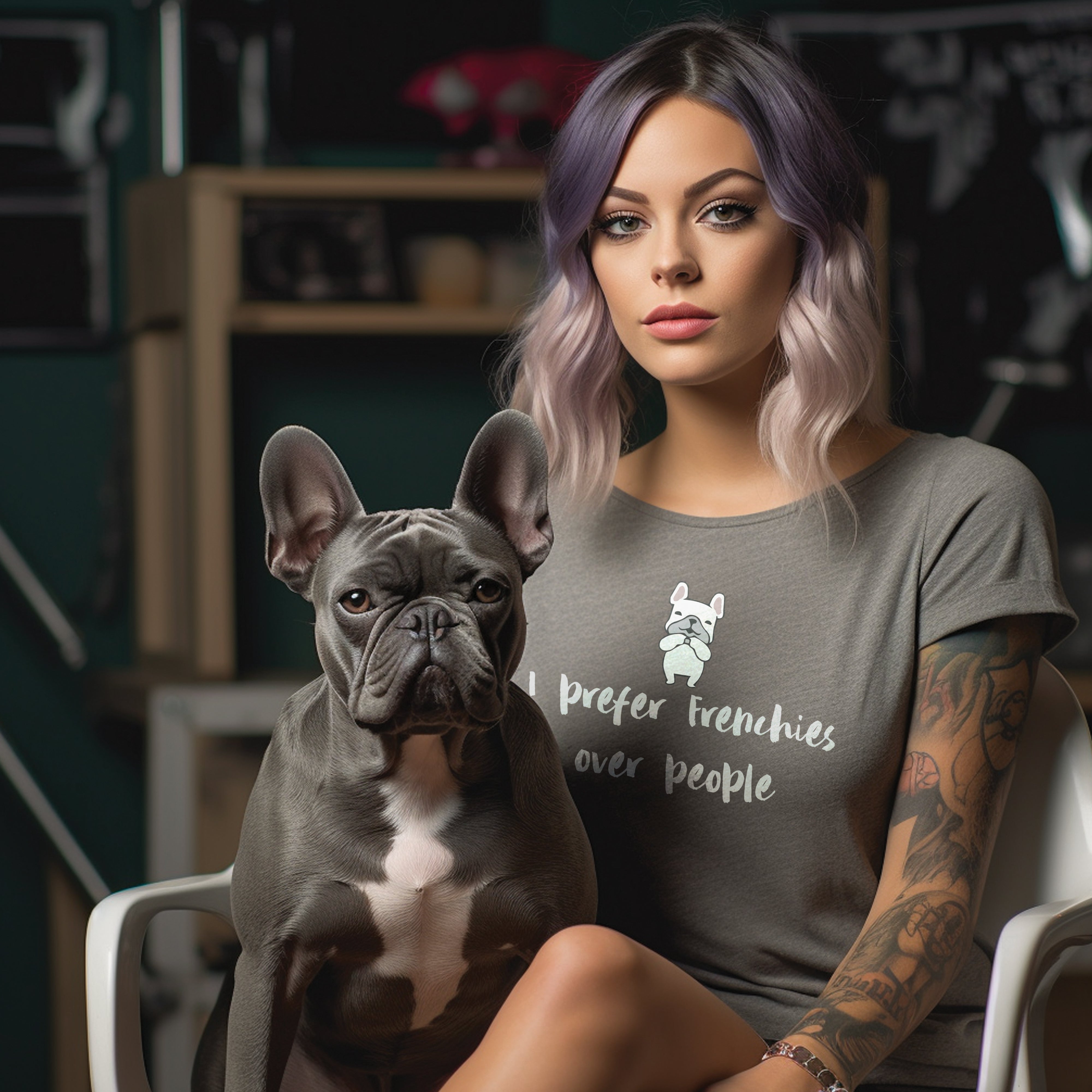French Bulldog Fan Passion - Unisex T-Shirt for Pet Culture-fadou