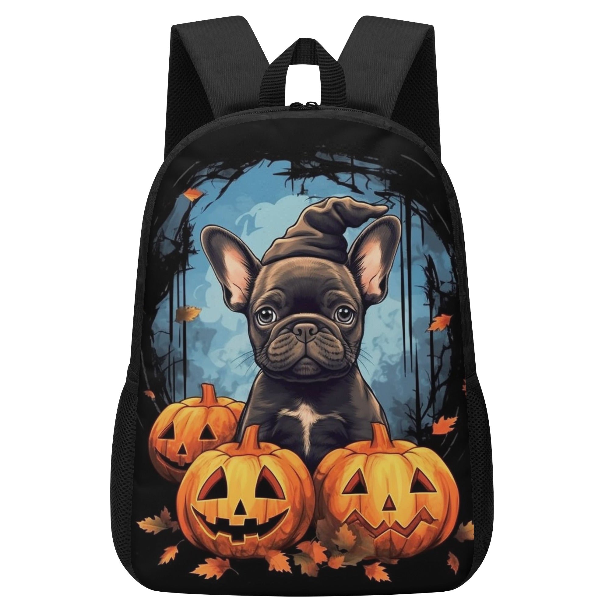 French Bulldog Halloween Daily Backpack for Everyday Wear-fadou
