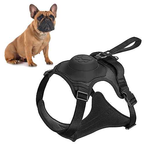BulldogBound Frenchie Walking Harness for Travel Comfort-fadou
