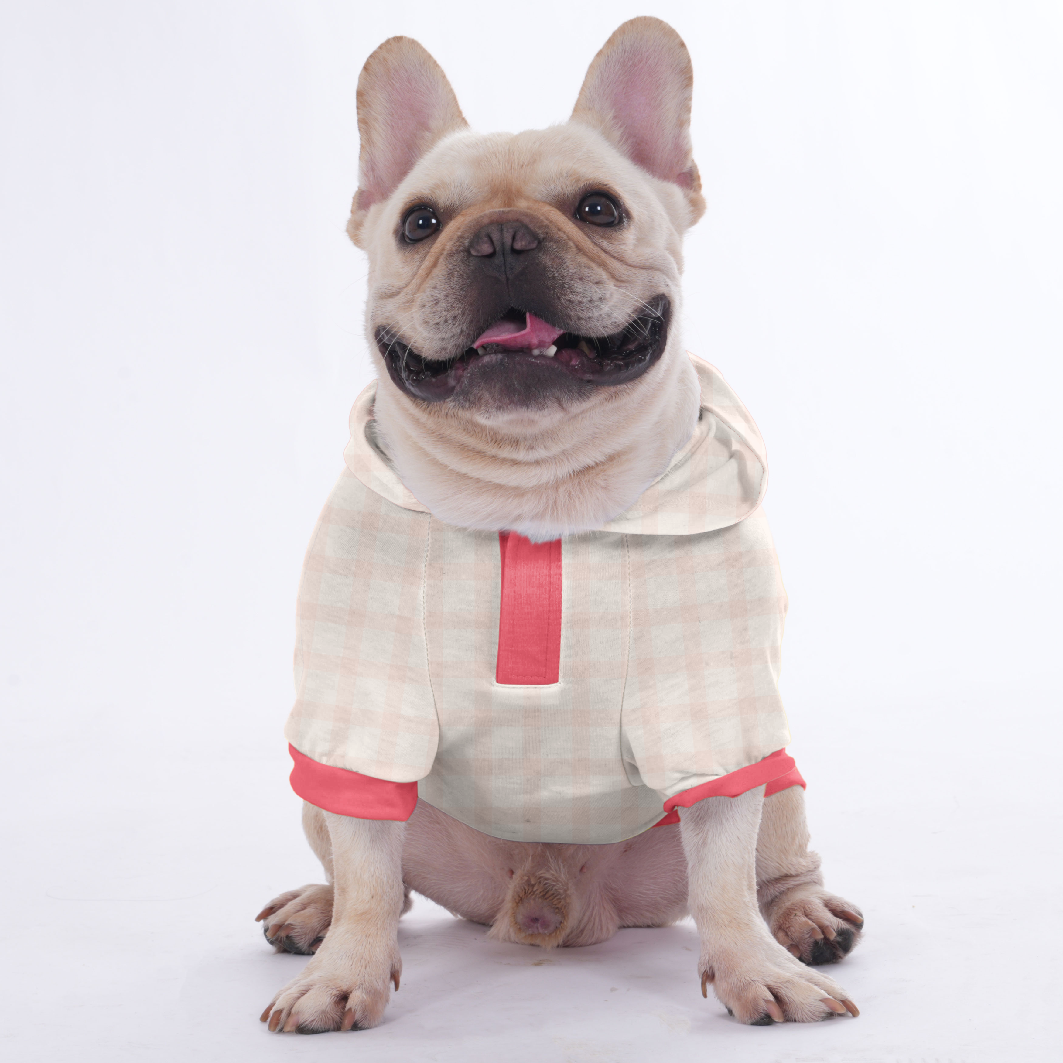 French Bulldog Custom Pet Sweatshirt for Flat-Face Breeds-fadou